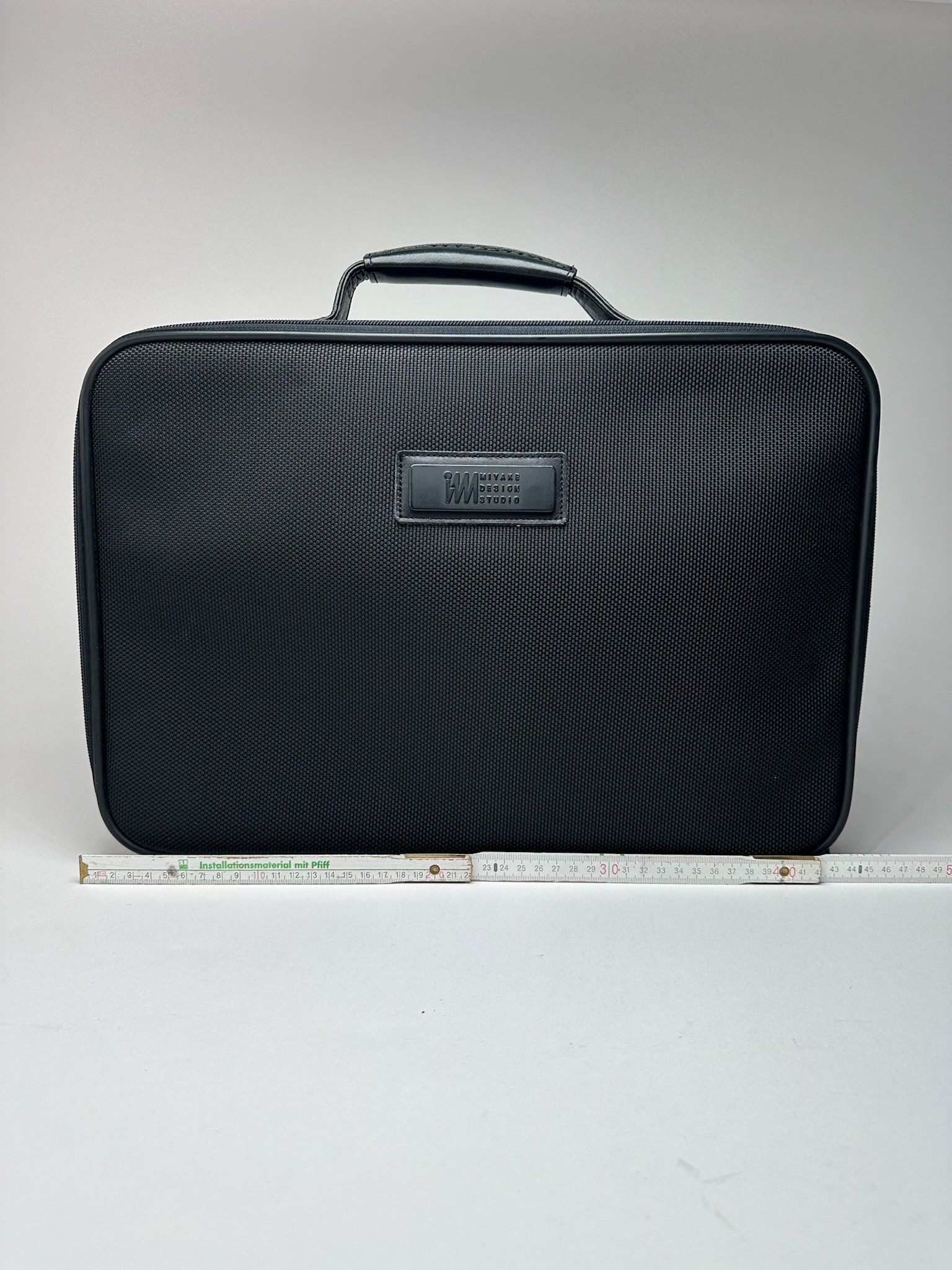 Issey Miyake Vintage Canvas Leather Suitcase Black Size ONE SIZE - 5 Thumbnail