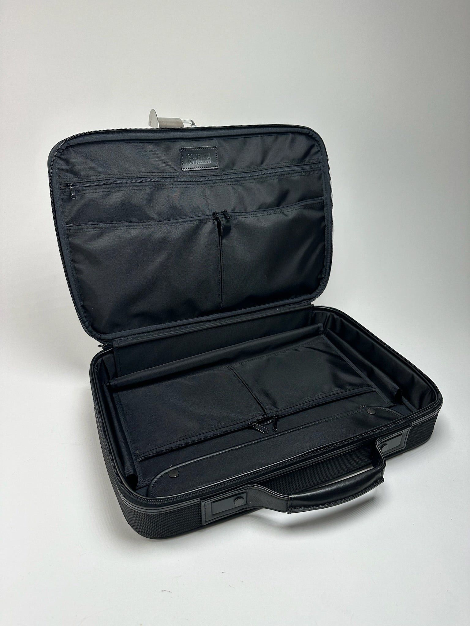 Issey Miyake Vintage Canvas Leather Suitcase Black Size ONE SIZE - 3 Thumbnail