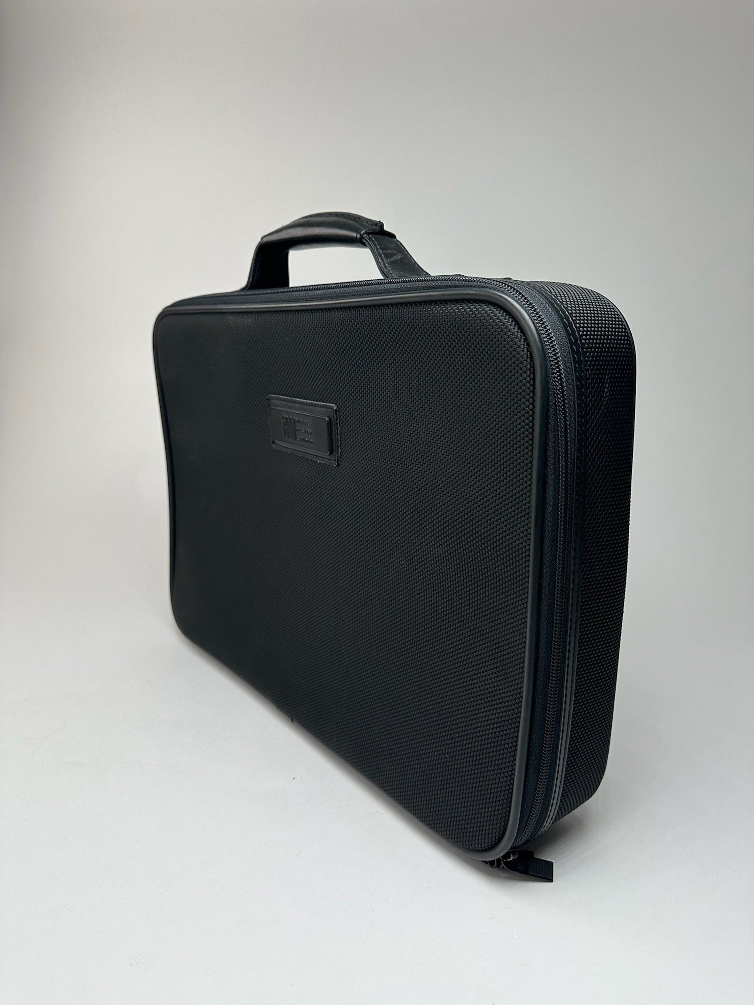 Issey Miyake Vintage Canvas Leather Suitcase Black Size ONE SIZE - 6 Thumbnail