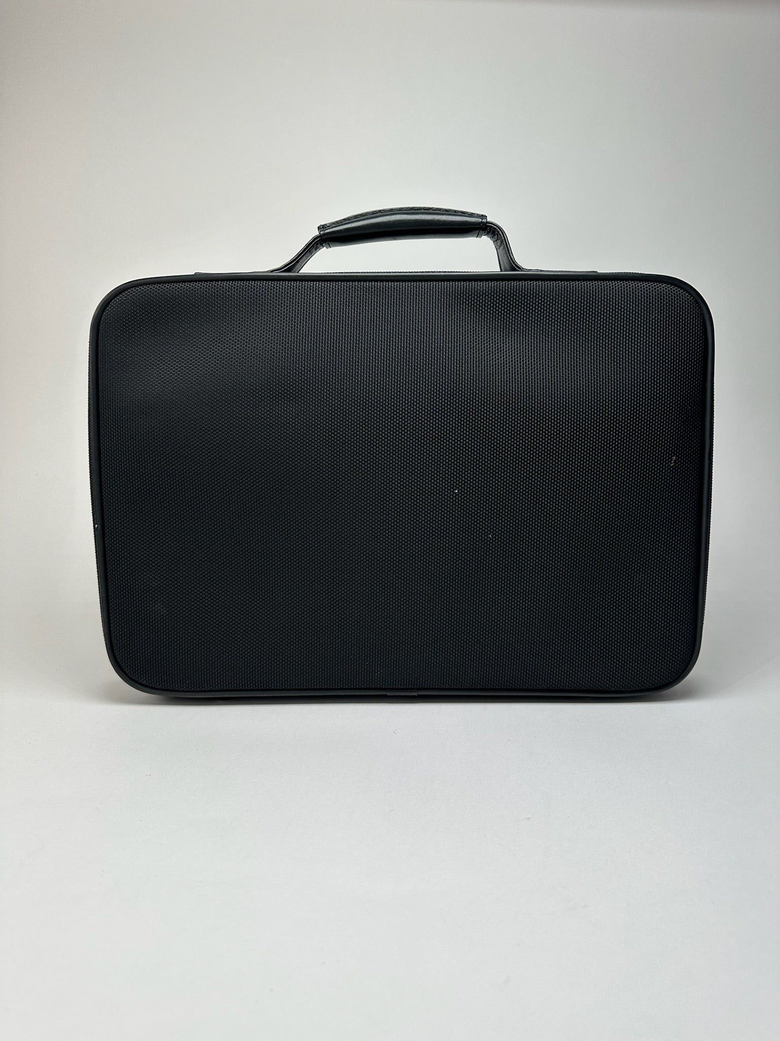 Issey Miyake Vintage Canvas Leather Suitcase Black Size ONE SIZE - 2 Thumbnail