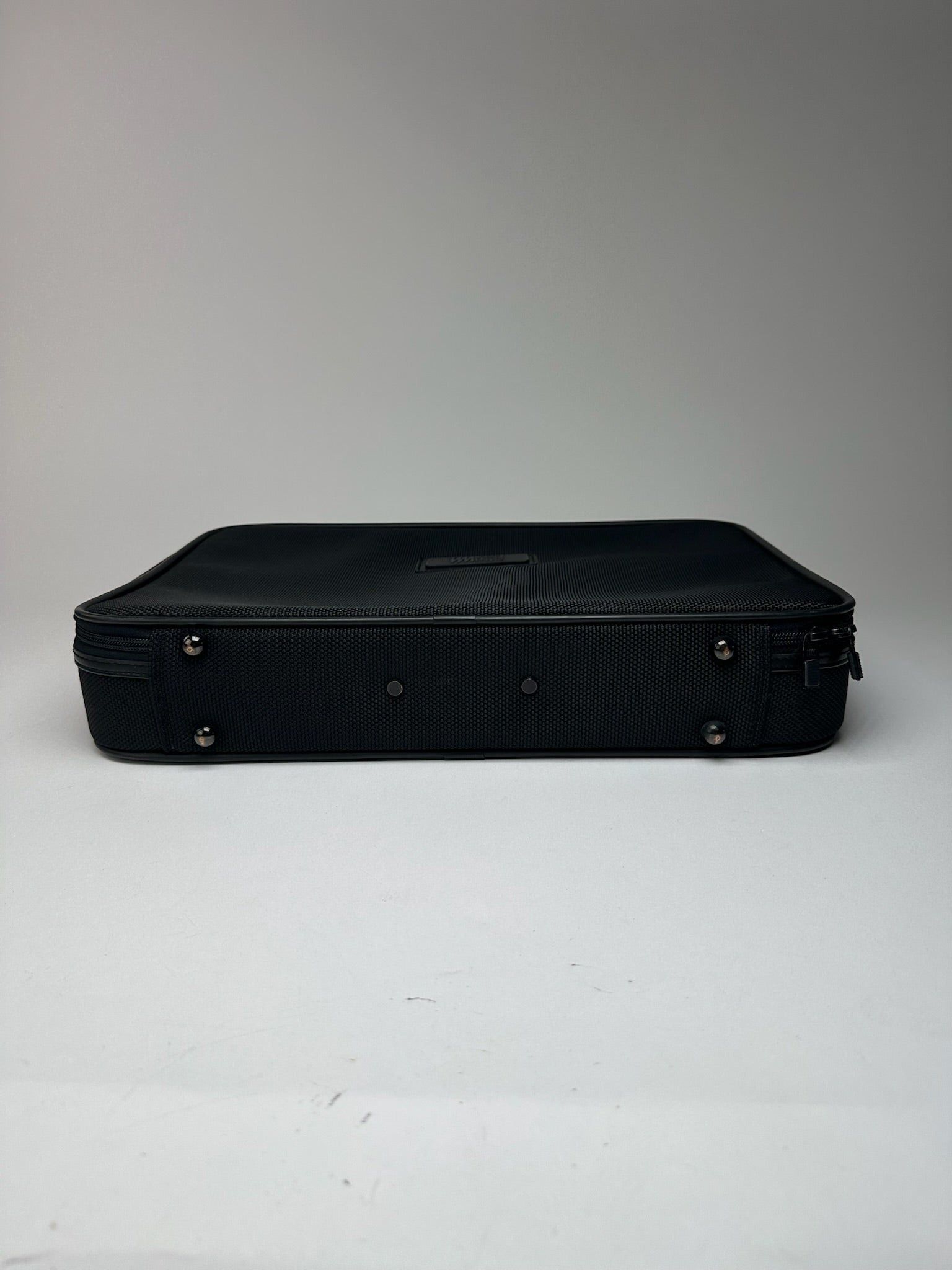 Issey Miyake Vintage Canvas Leather Suitcase Black Size ONE SIZE - 8 Thumbnail