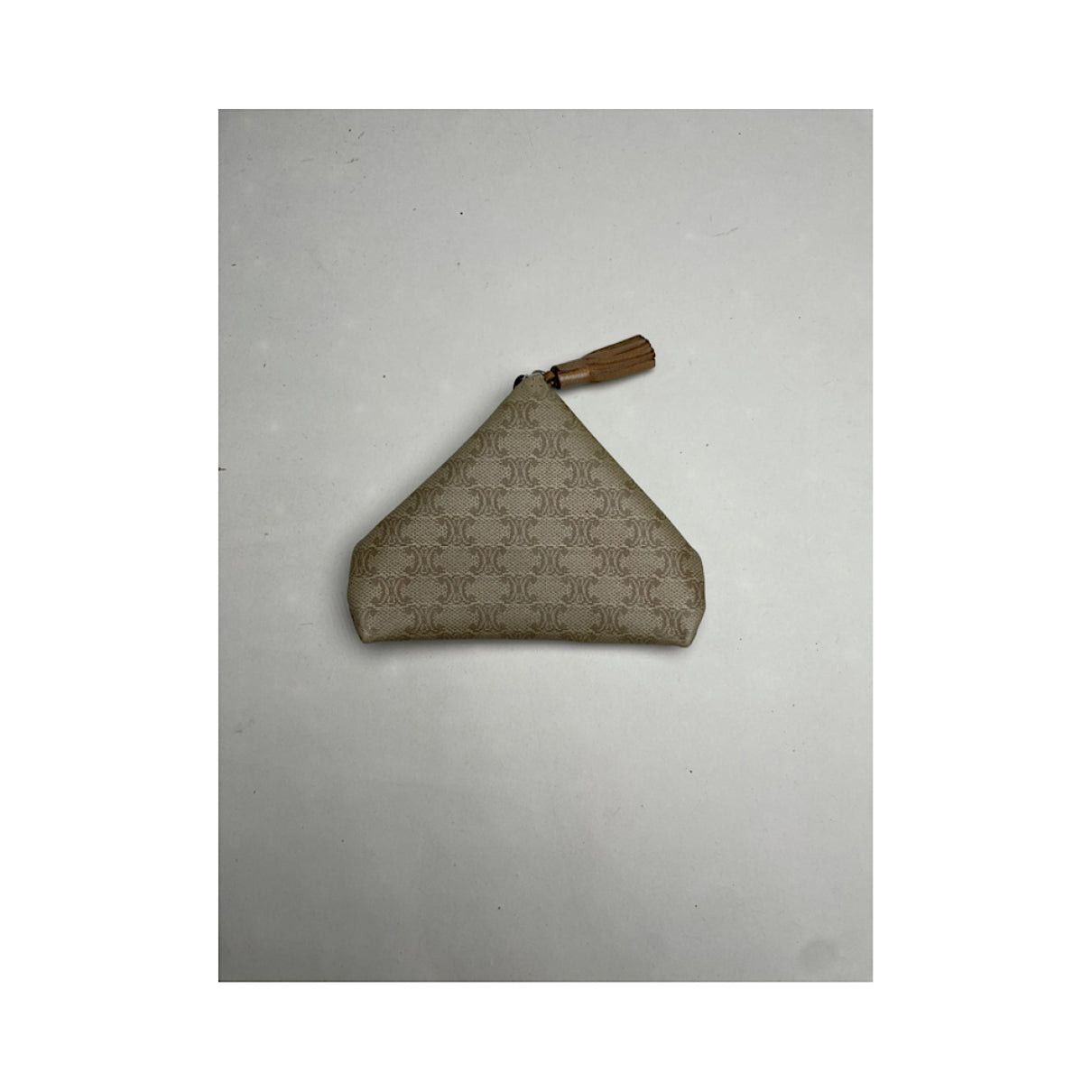 Celine Triomphe Beige Leather Wallet Size ONE SIZE - 4 Thumbnail