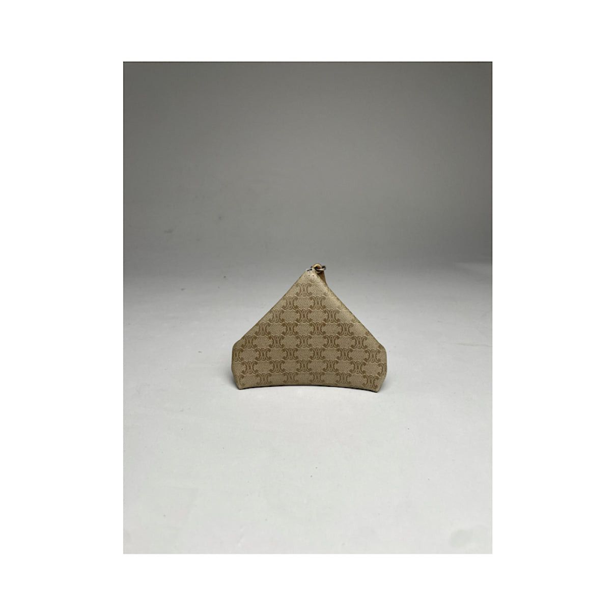 Celine Triomphe Beige Leather Wallet Size ONE SIZE - 2 Thumbnail