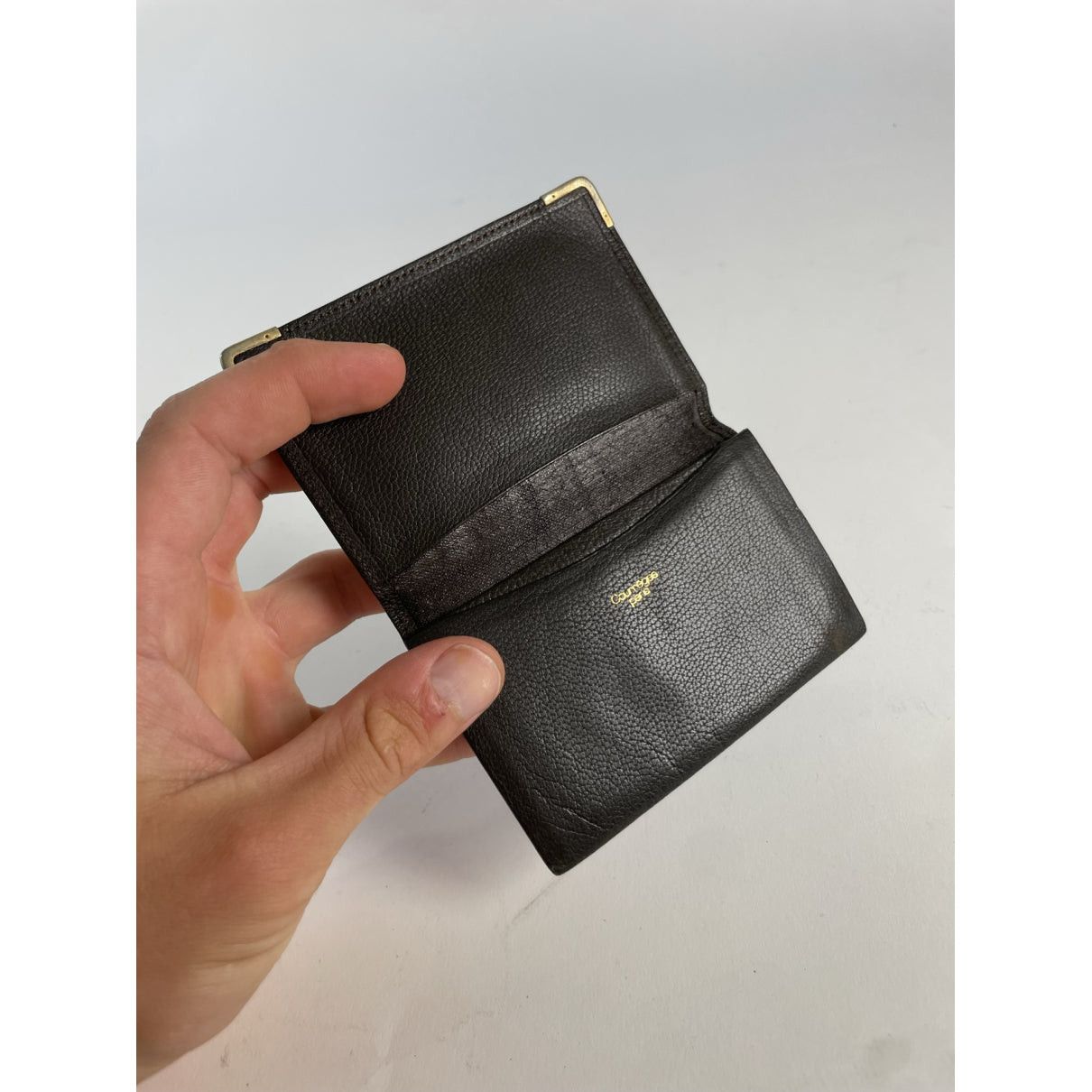 Courreges Courrèges Black Leather Purse Size ONE SIZE - 3 Thumbnail