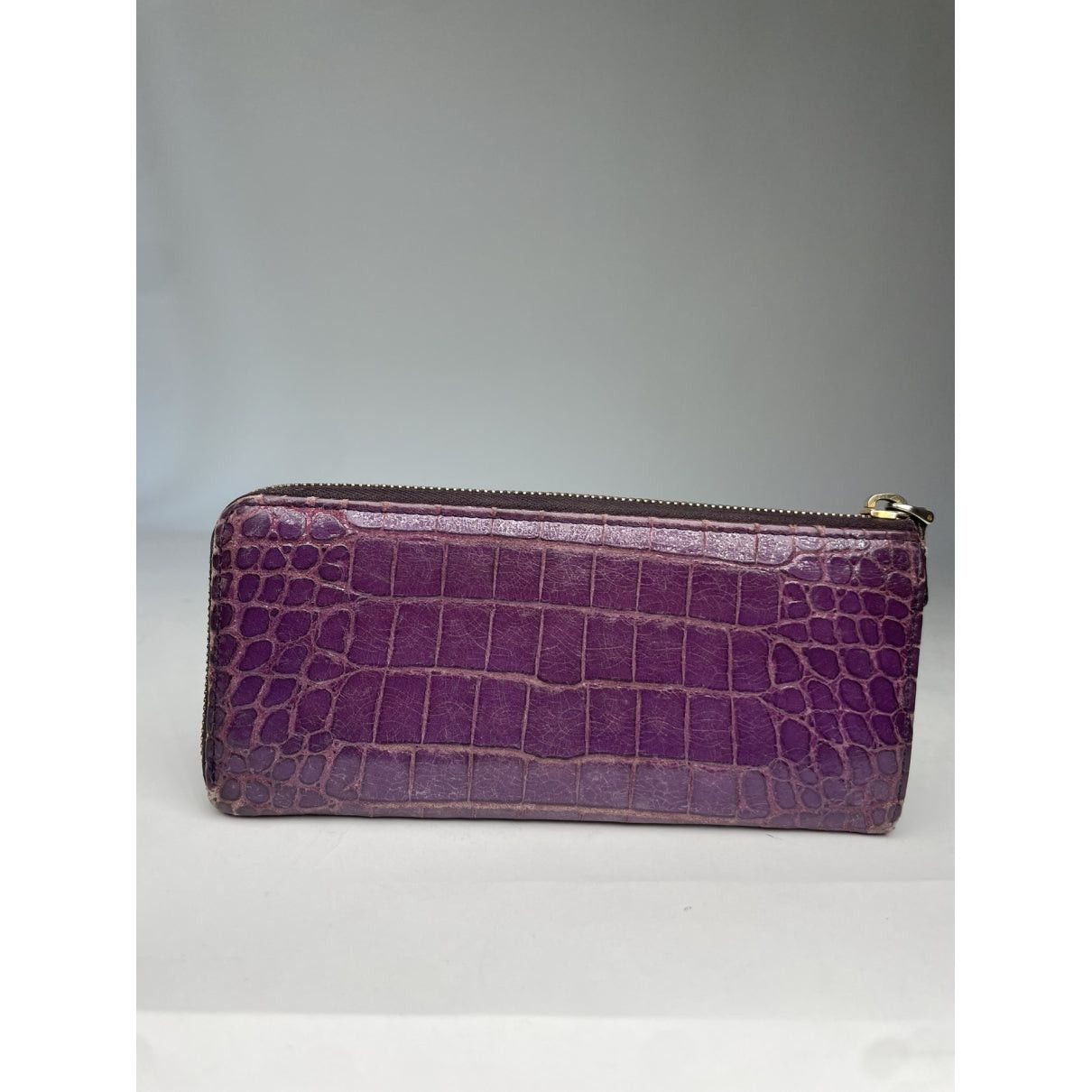 Miu Miu Purple Leather Wallet Size ONE SIZE - 2 Thumbnail