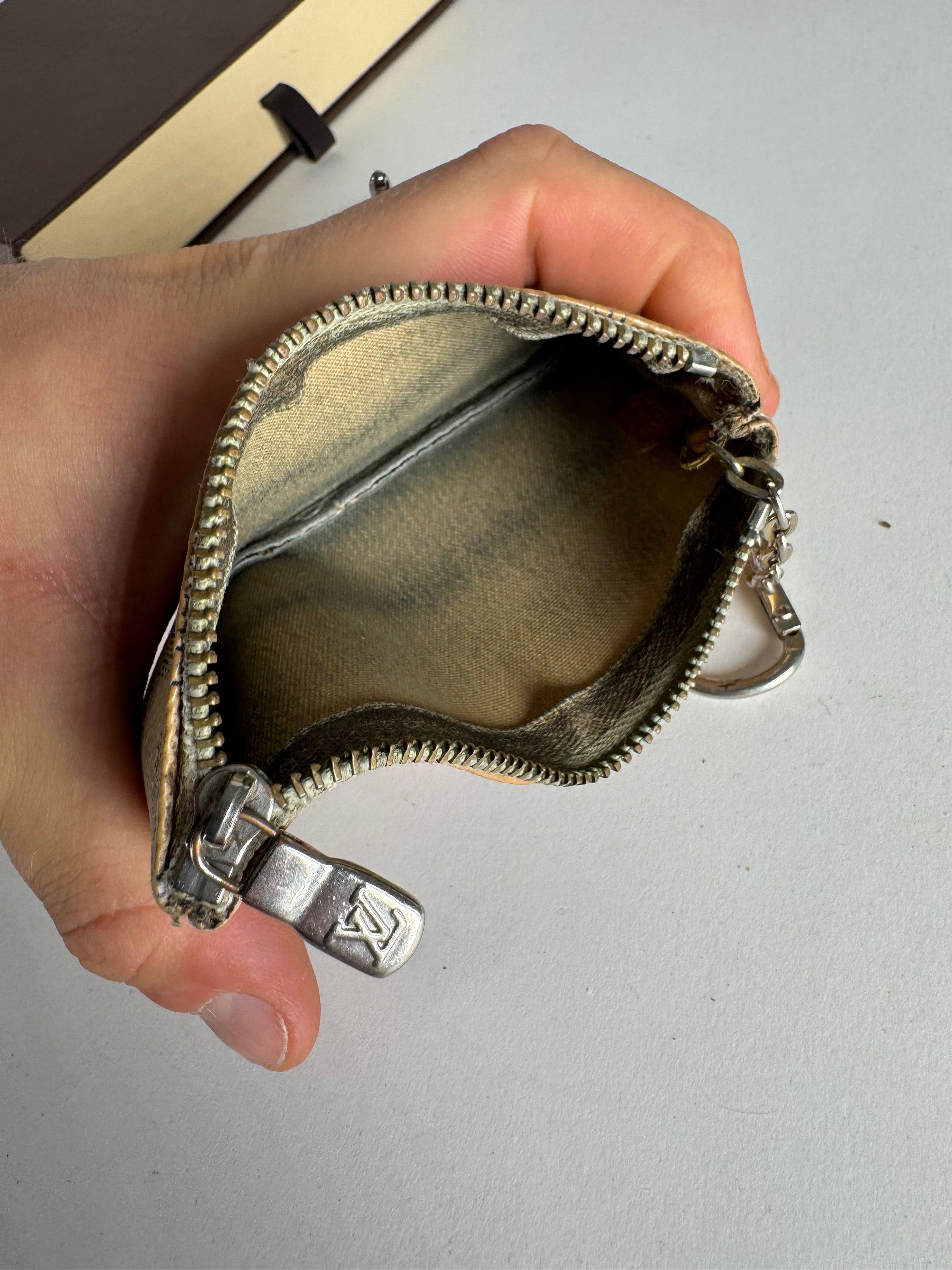 Louis Vuitton Vintage Keychain Card Holder Damier White Size ONE SIZE - 3 Thumbnail