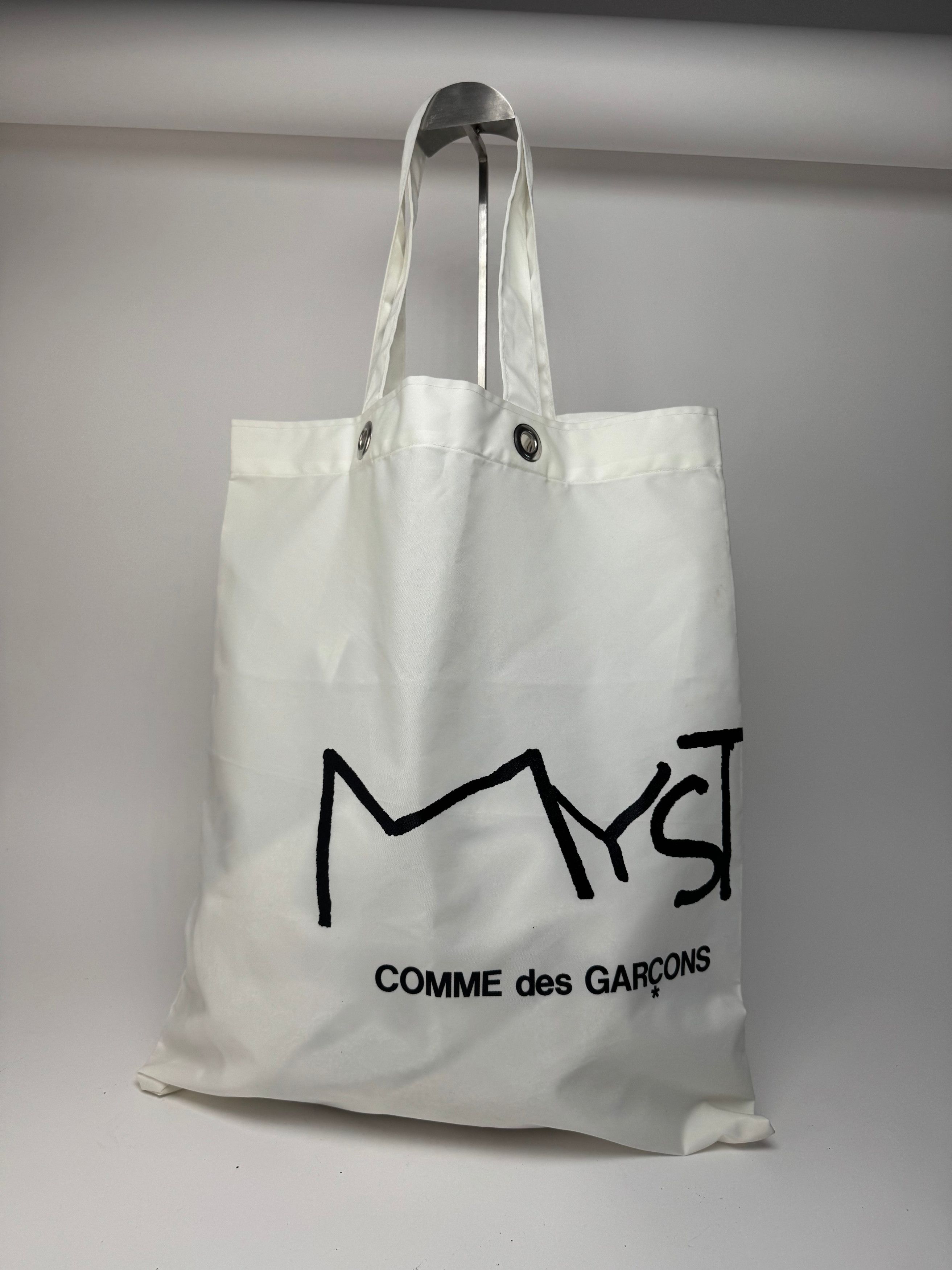 Comme des Garcons Vintage Comme Des Garçons Polyester tote bag white black Size ONE SIZE - 15 Thumbnail