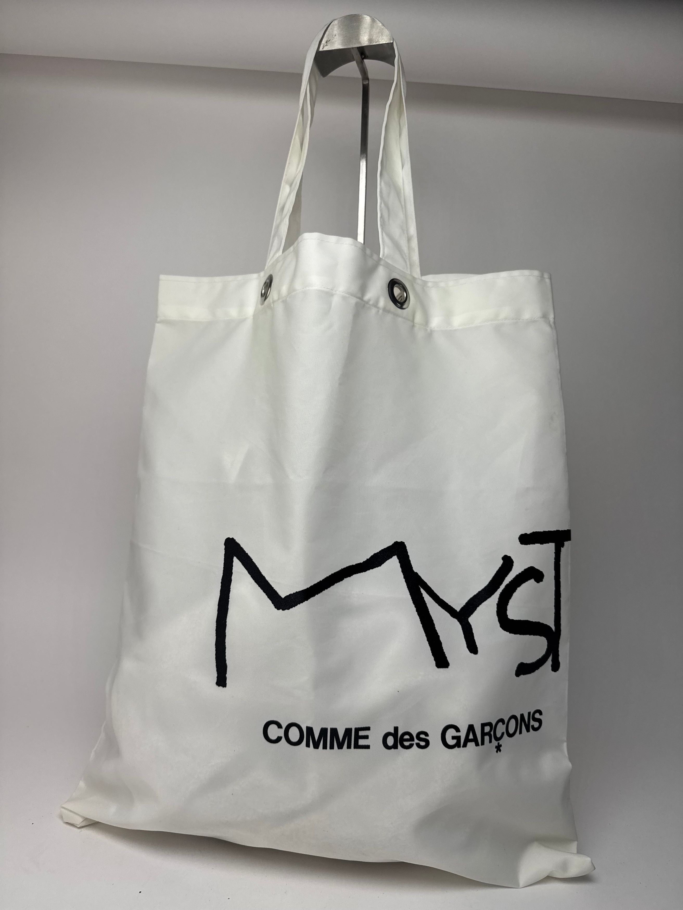 Comme des Garcons Vintage Comme Des Garçons Polyester tote bag white black Size ONE SIZE - 4 Thumbnail