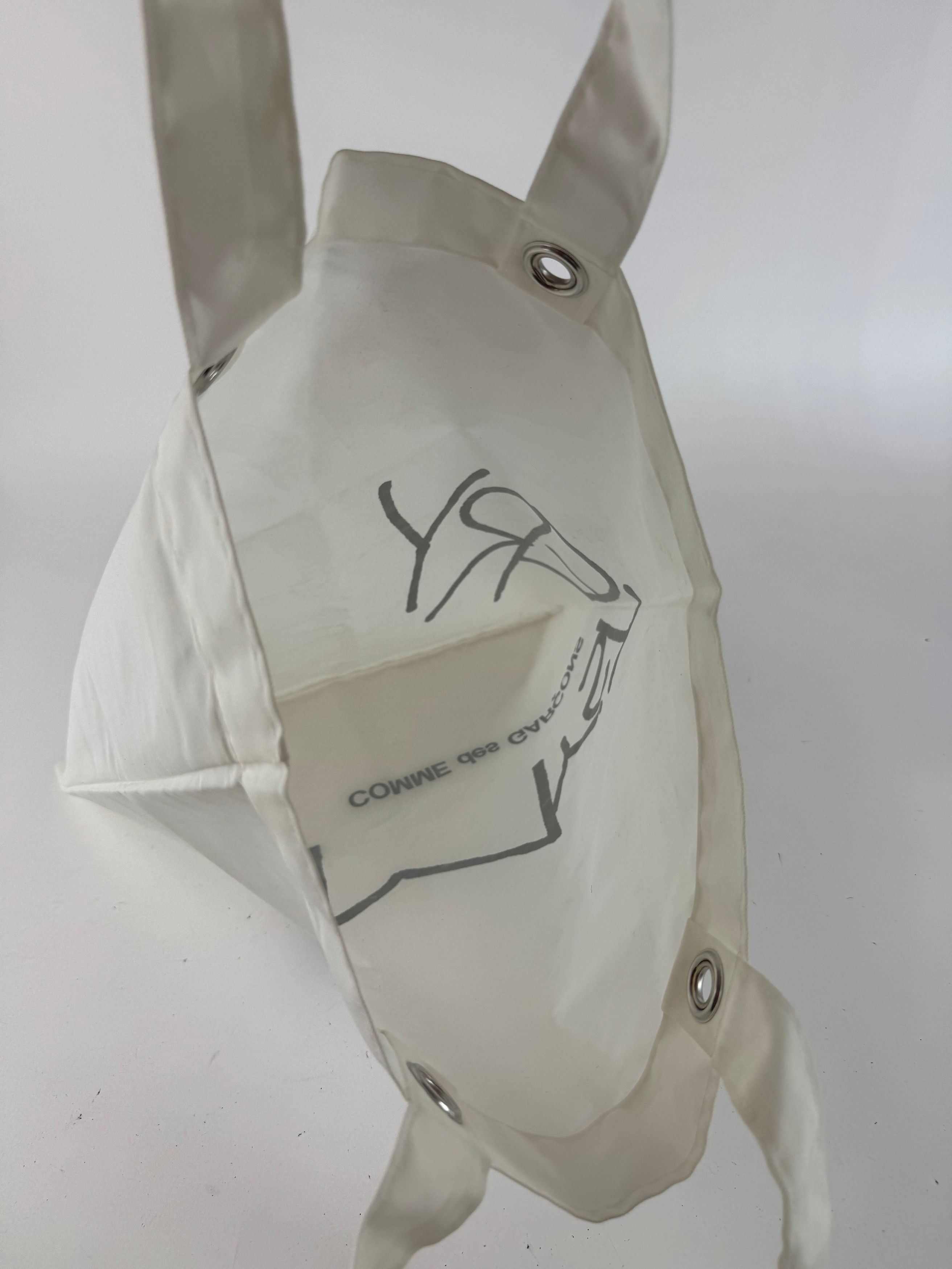 Comme des Garcons Vintage Comme Des Garçons Polyester tote bag white black Size ONE SIZE - 3 Thumbnail