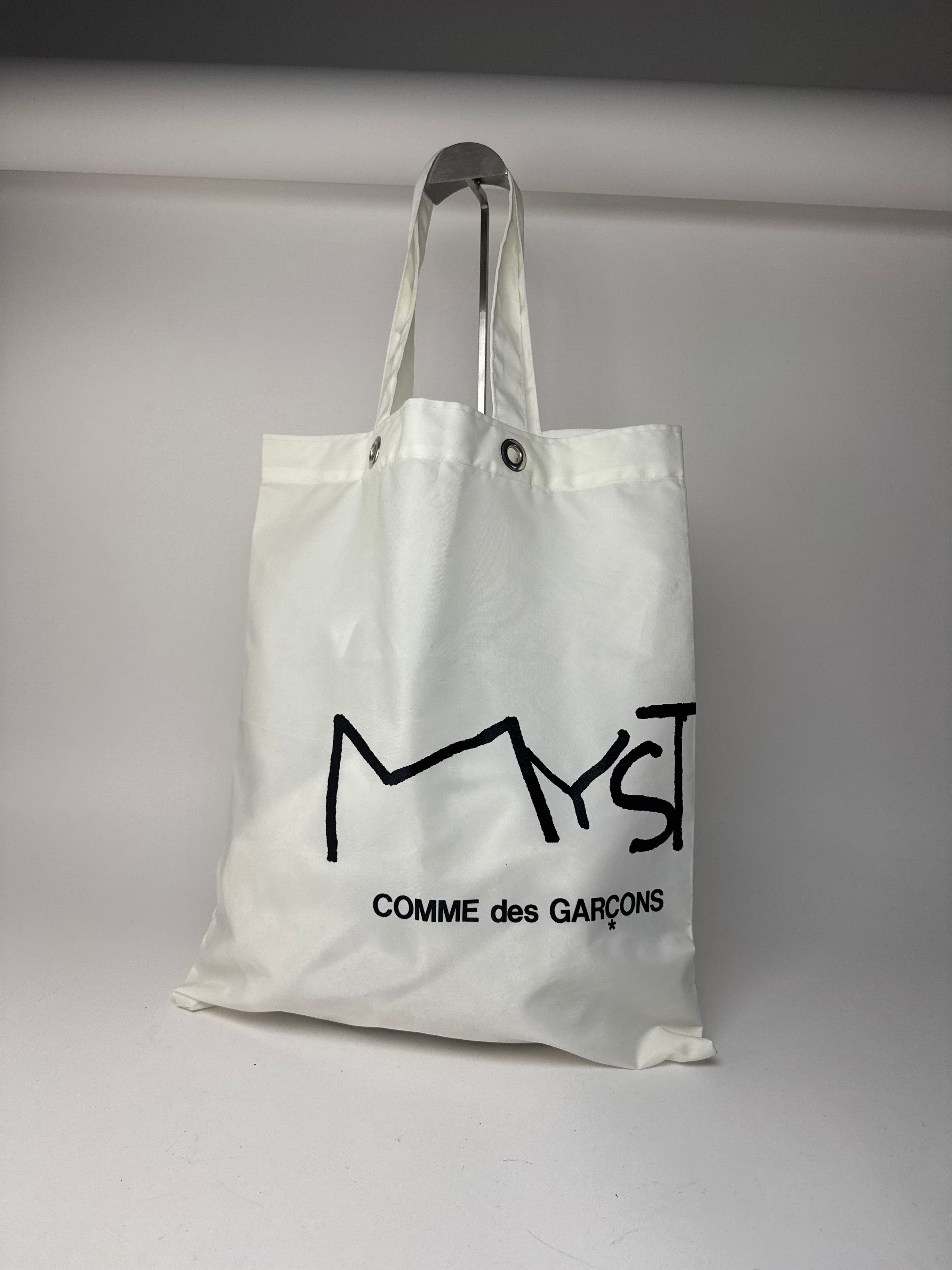 Comme des Garcons Vintage Comme Des Garçons Polyester tote bag white black Size ONE SIZE - 12 Thumbnail