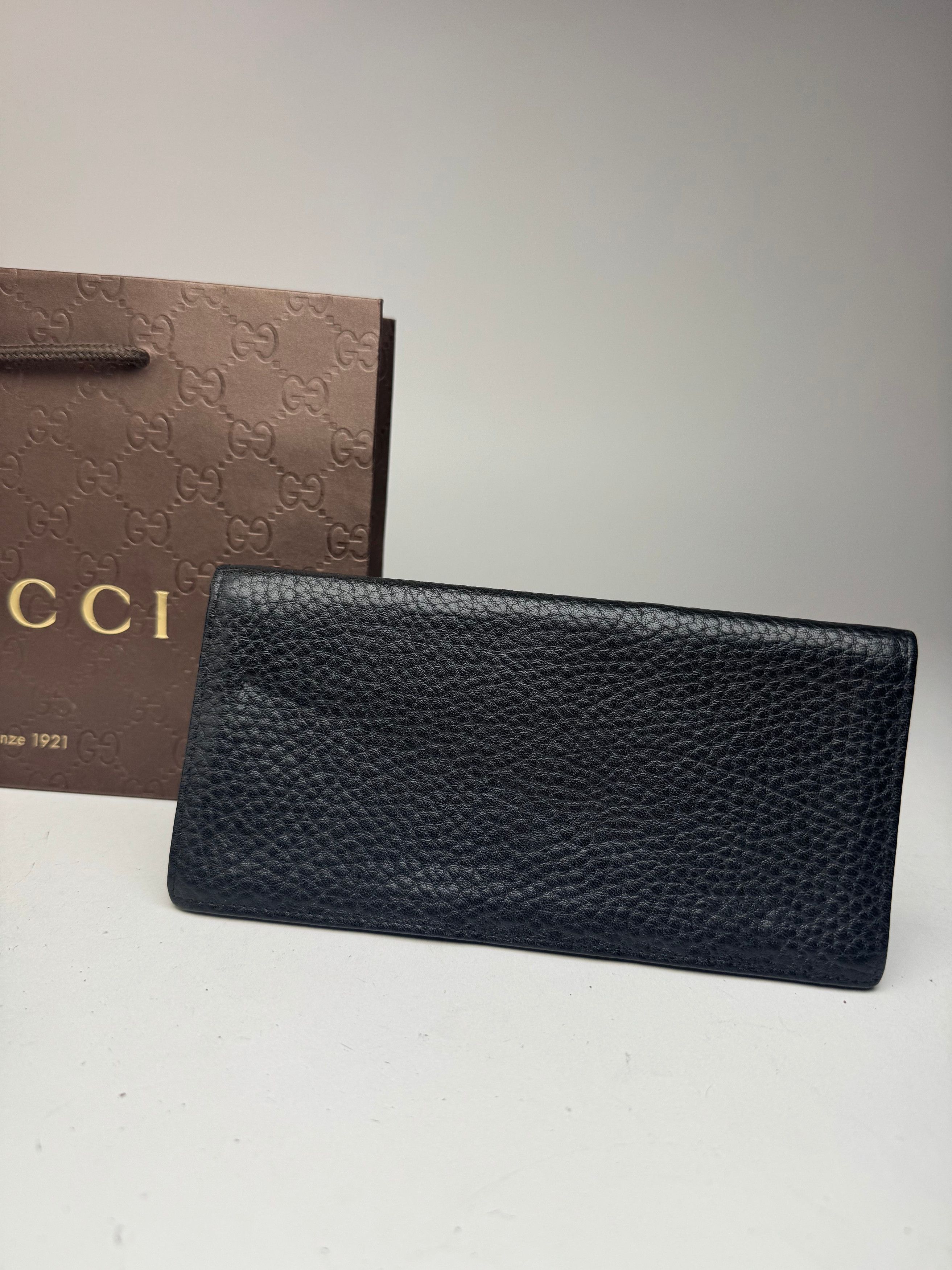 Gucci Vintage Paolo Leather Card Holder / ID holder black Size ONE SIZE - 2 Thumbnail