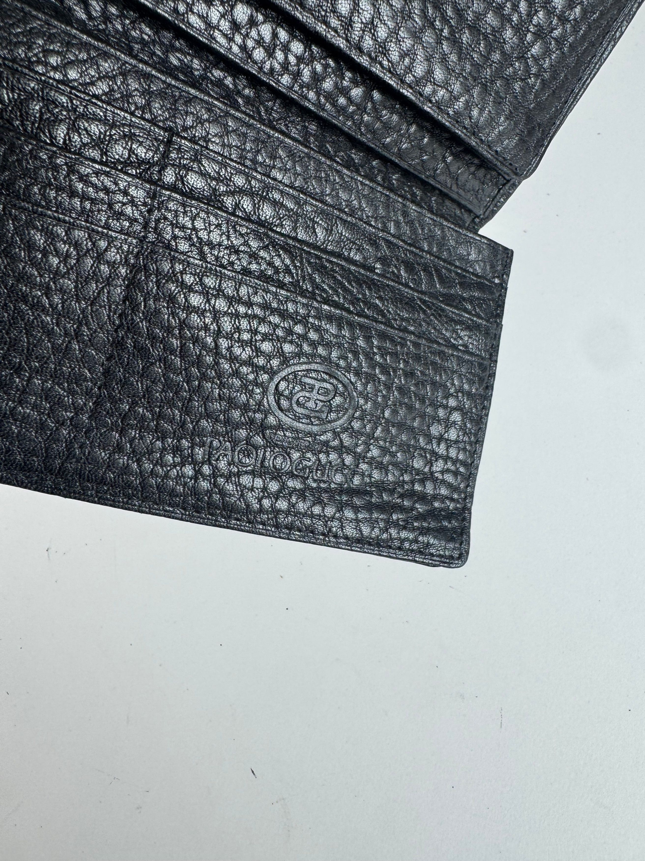 Gucci Vintage Paolo Leather Card Holder / ID holder black Size ONE SIZE - 6 Thumbnail