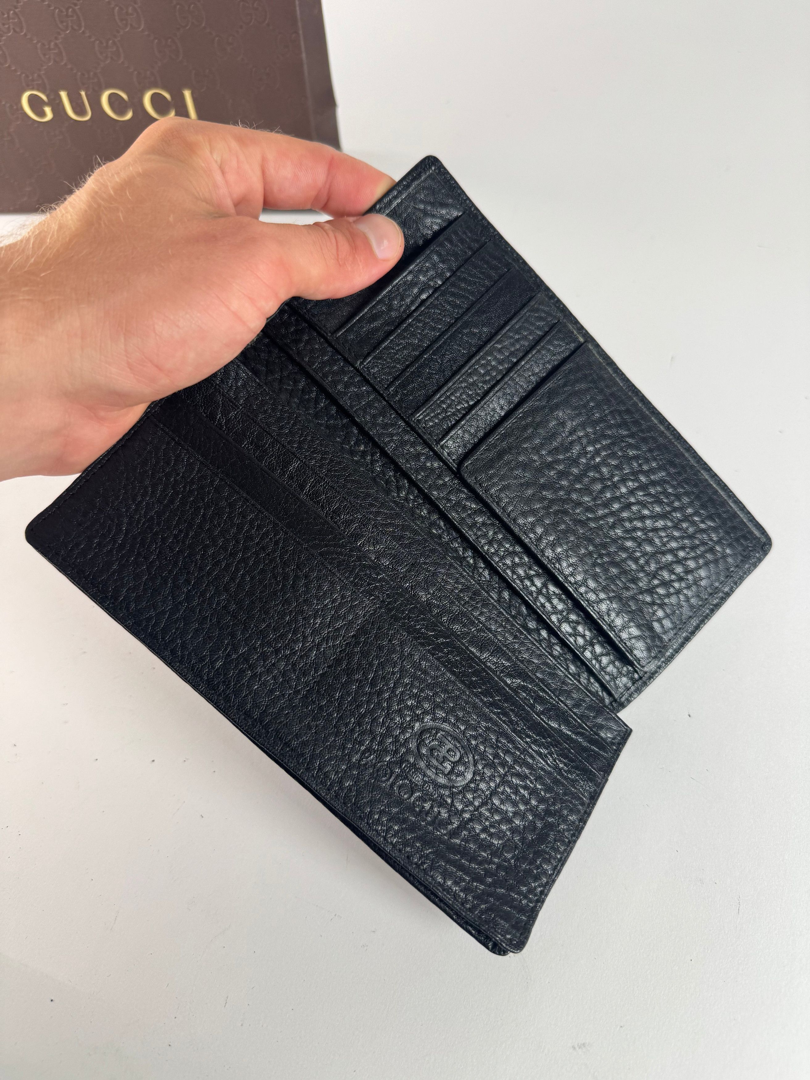 Gucci Vintage Paolo Leather Card Holder / ID holder black Size ONE SIZE - 5 Thumbnail