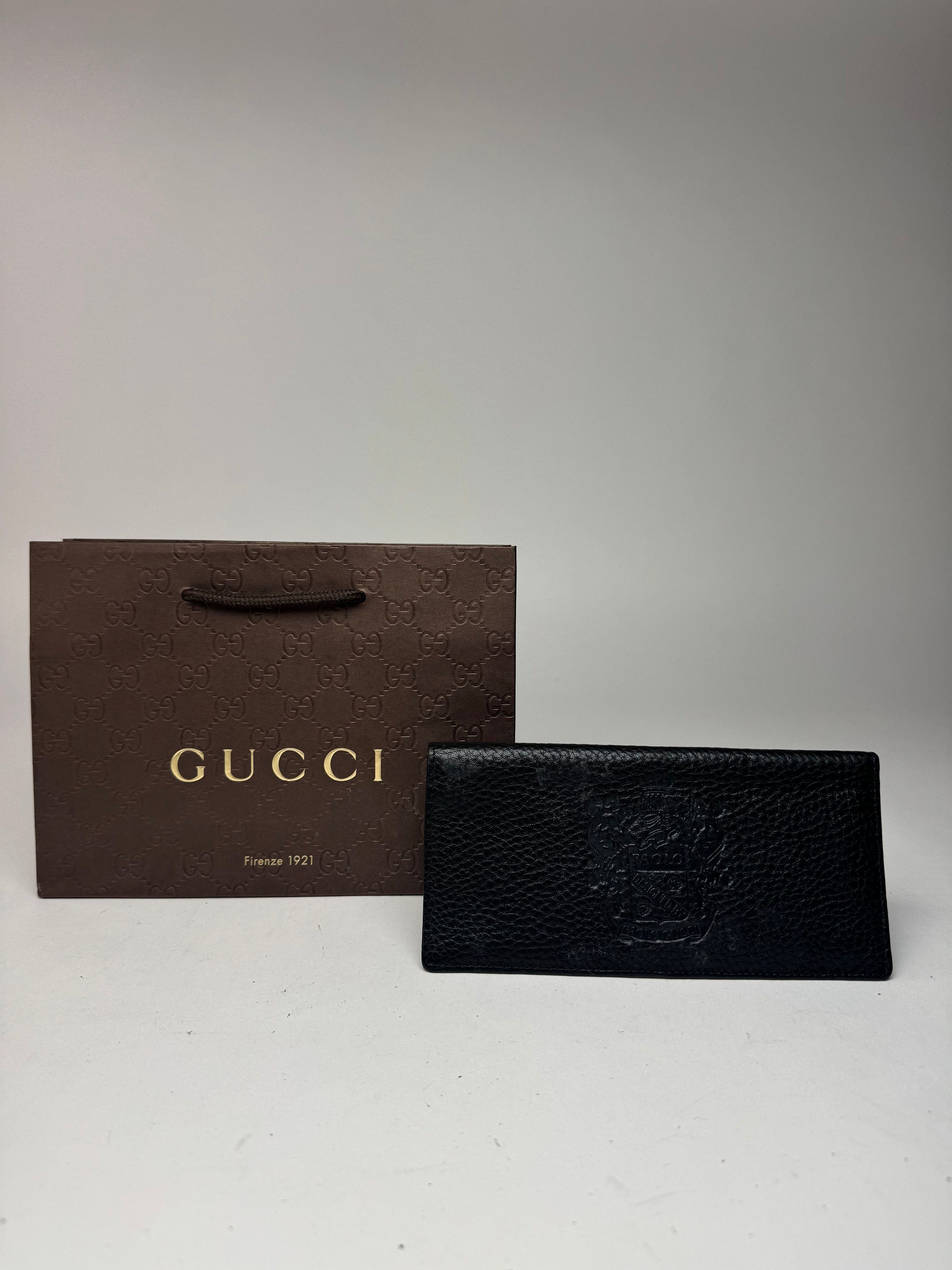 Gucci Vintage Paolo Leather Card Holder / ID holder black Size ONE SIZE - 14 Thumbnail