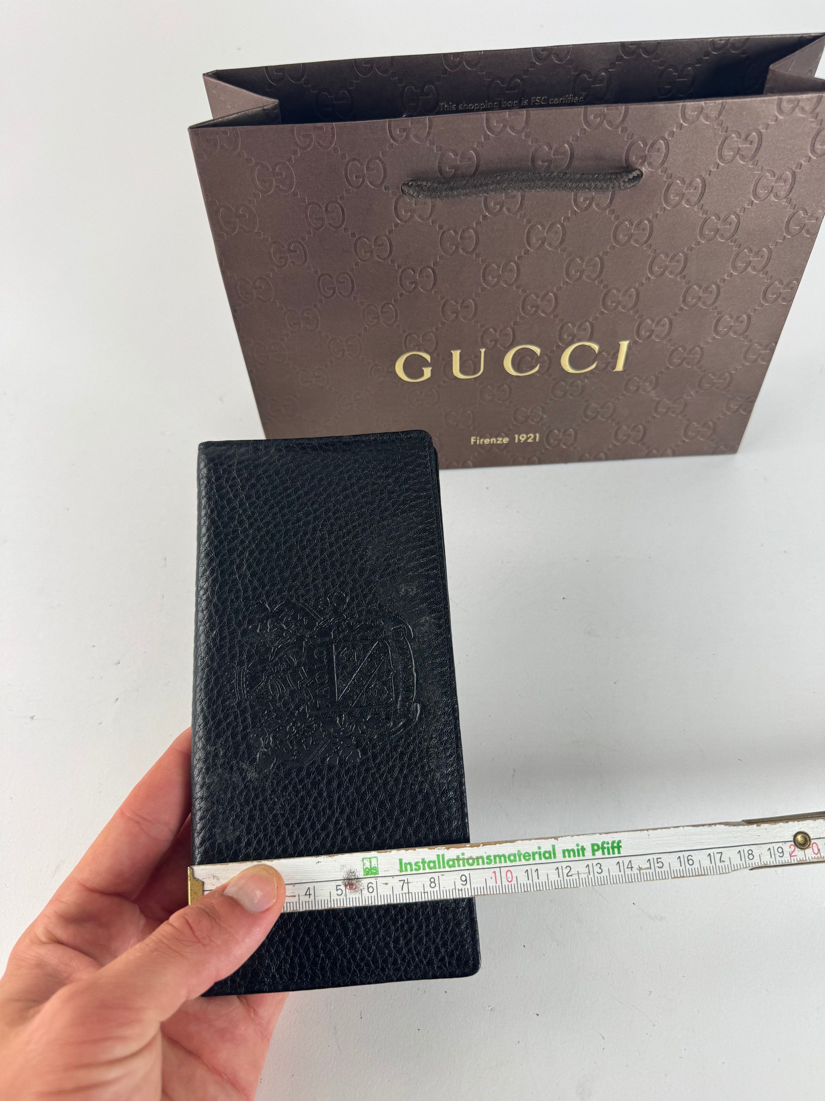 Gucci Vintage Paolo Leather Card Holder / ID holder black Size ONE SIZE - 13 Thumbnail