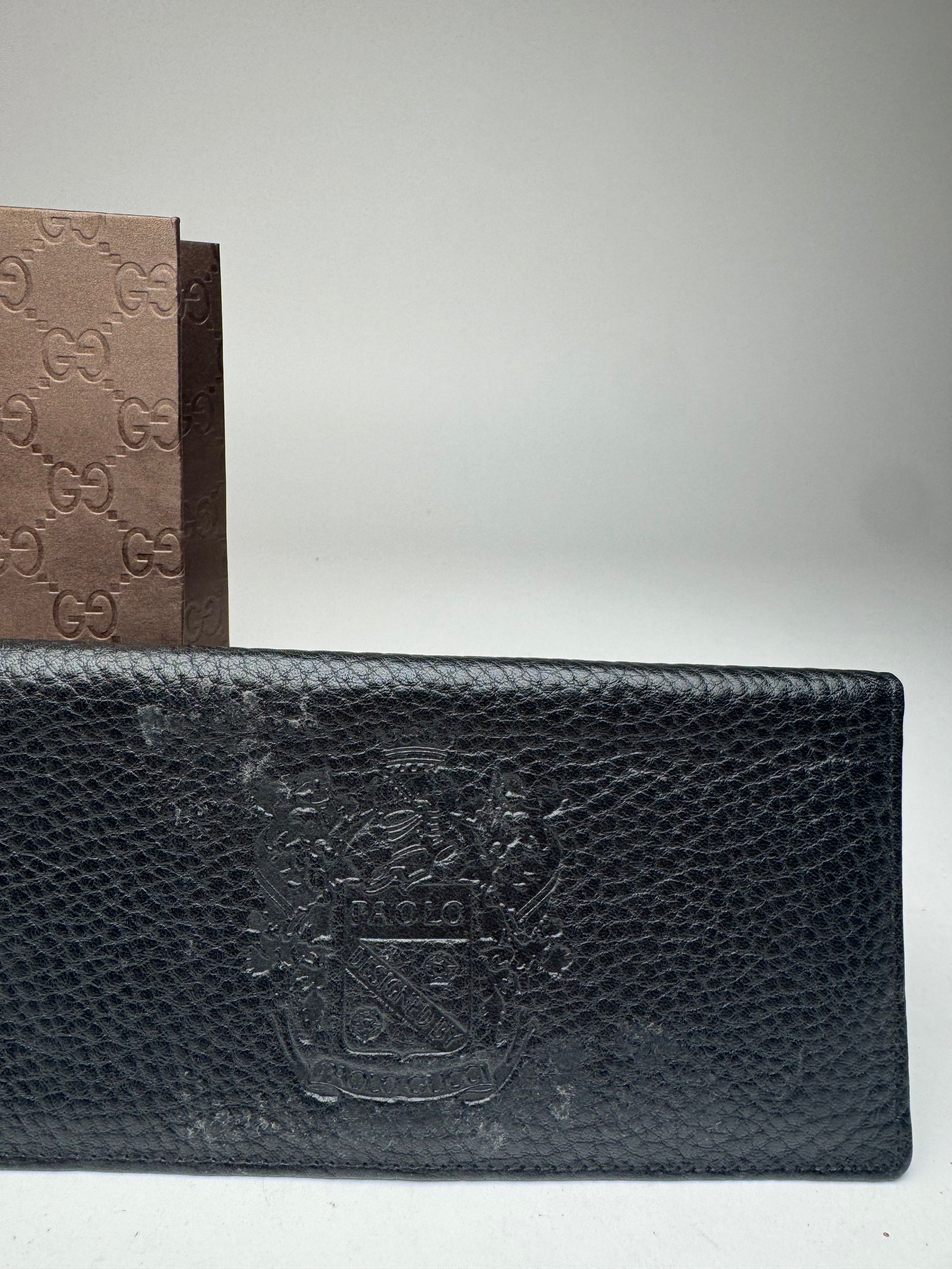 Gucci Vintage Paolo Leather Card Holder / ID holder black Size ONE SIZE - 9 Thumbnail