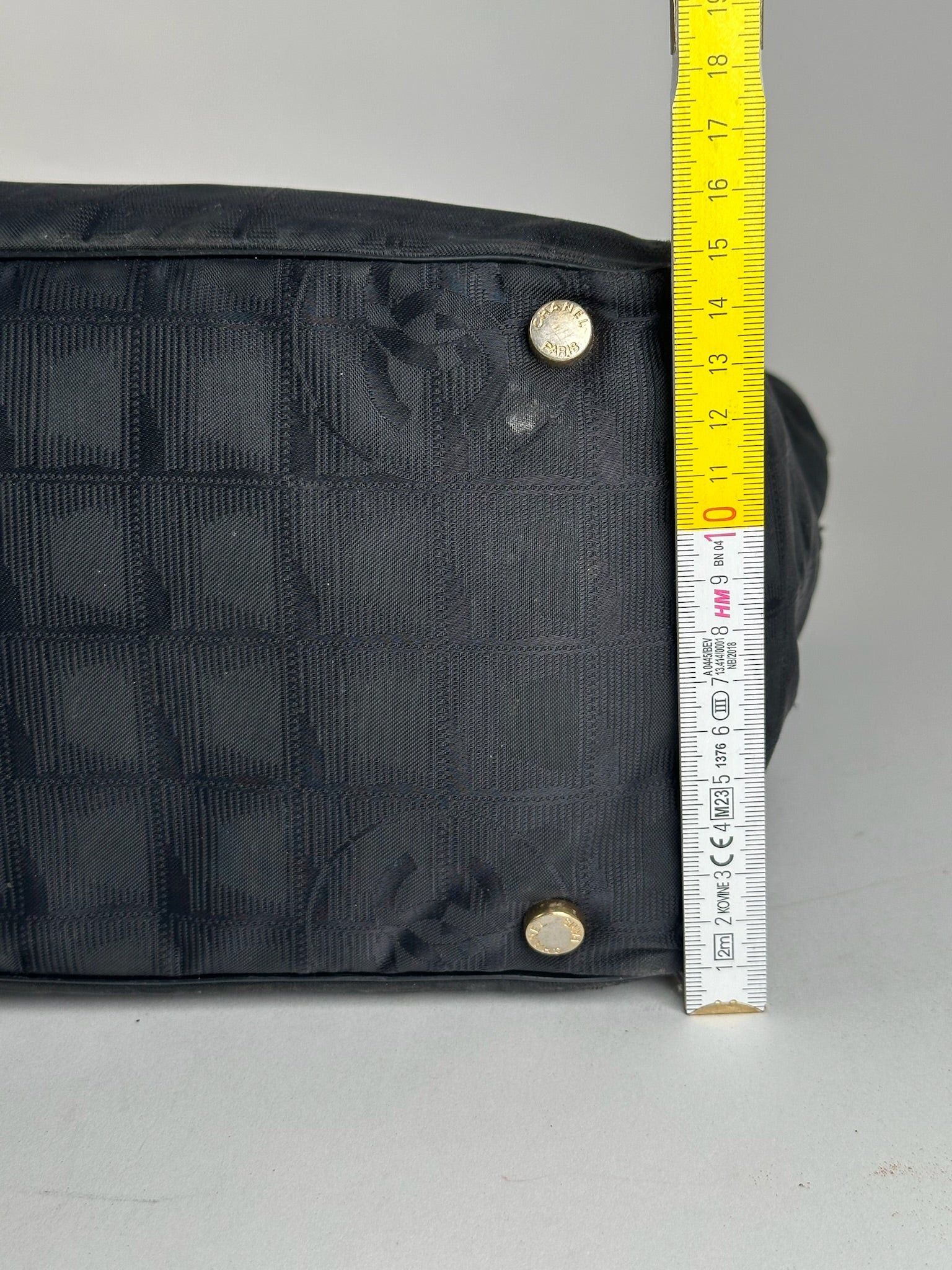 Chanel Vintage Canvas Monogram shopper black Size ONE SIZE - 8 Thumbnail