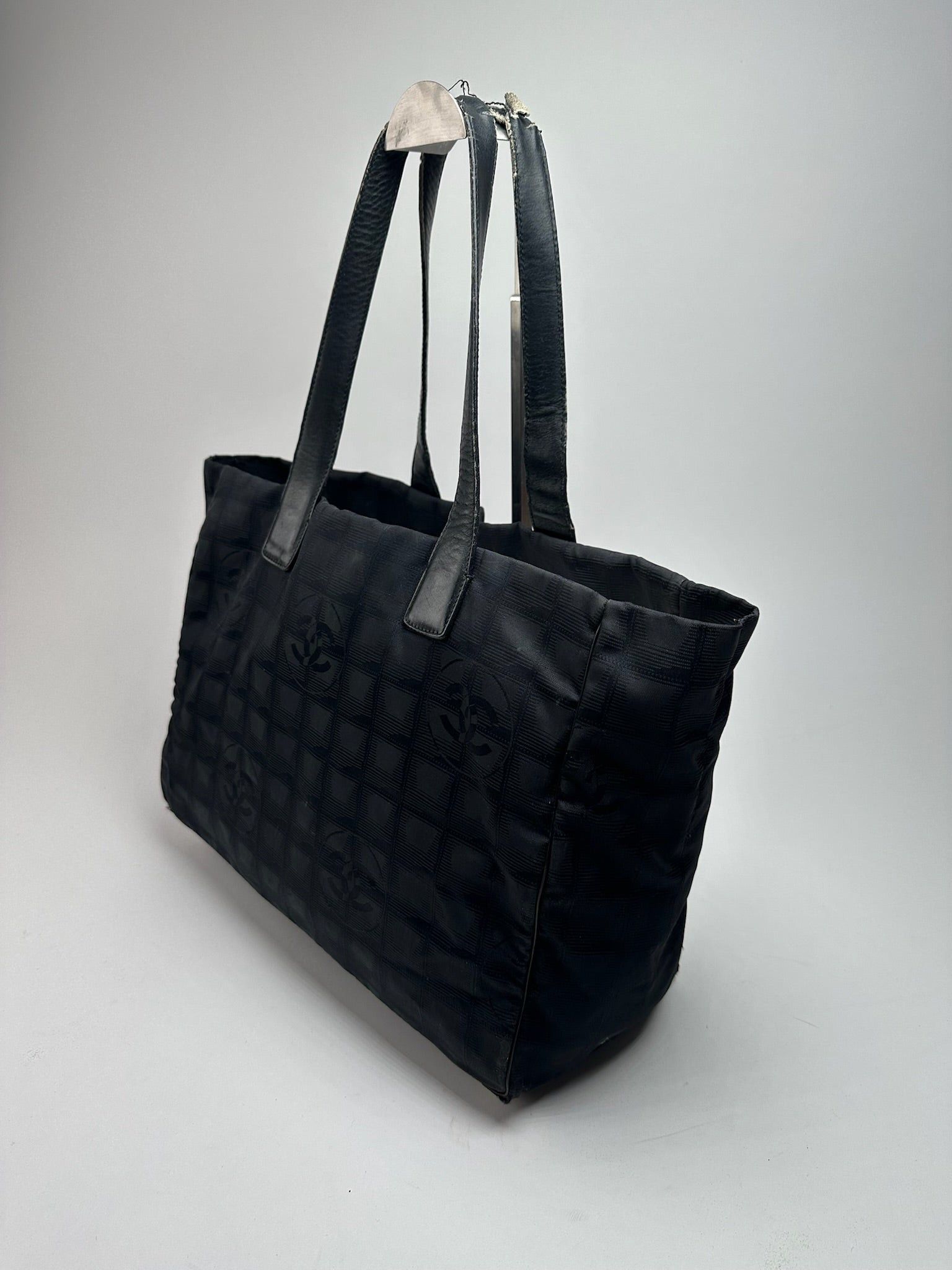 Chanel Vintage Canvas Monogram shopper black Size ONE SIZE - 13 Thumbnail