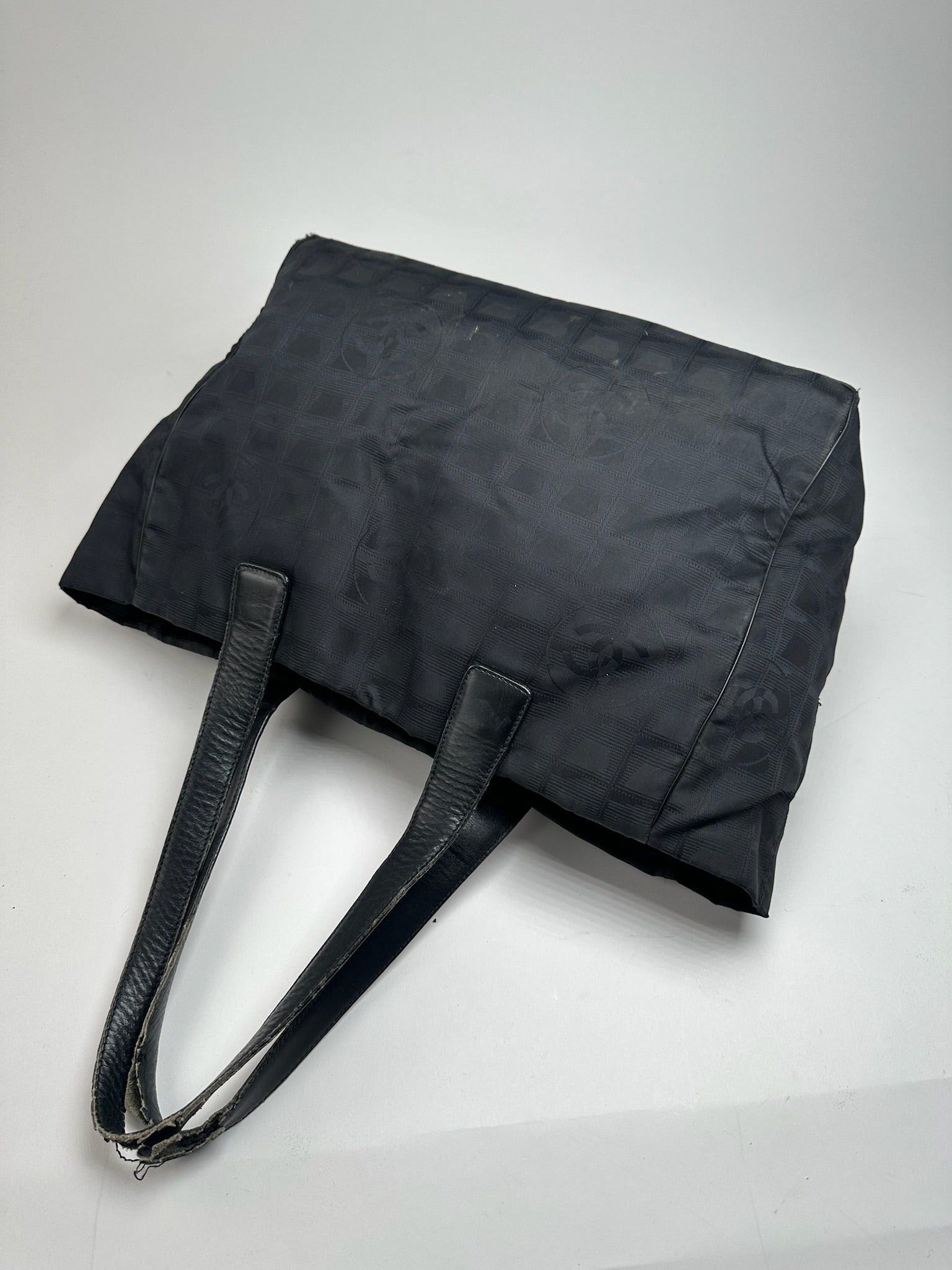 Chanel Vintage Canvas Monogram shopper black Size ONE SIZE - 10 Thumbnail