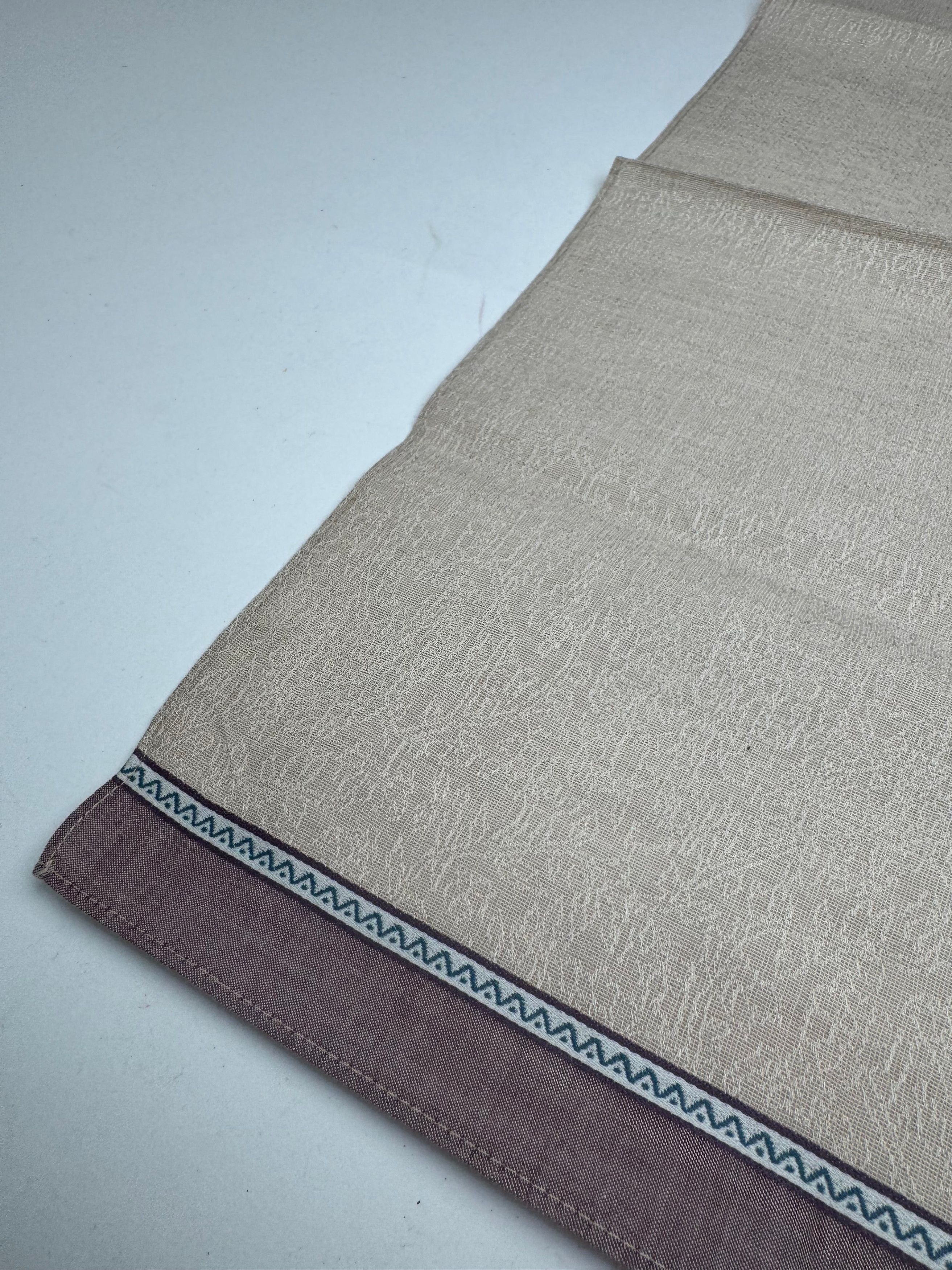 Celine Vintage Scarf Beige brown Size ONE SIZE - 6 Thumbnail
