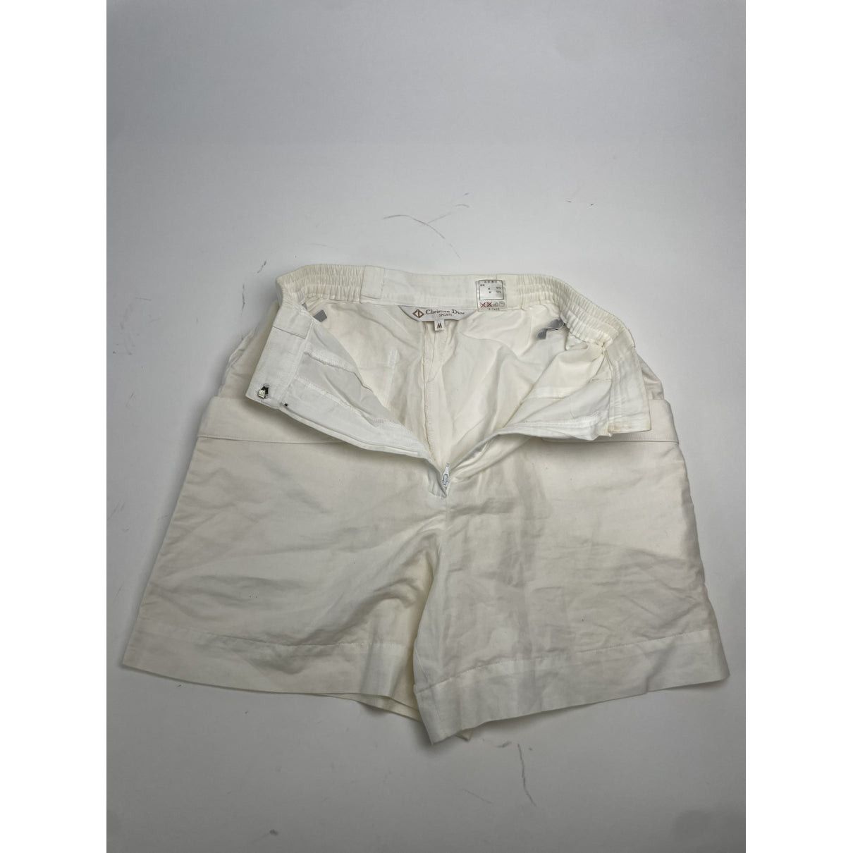 Dior White Linen Short Size 30" / US 8 / IT 44 - 5 Thumbnail