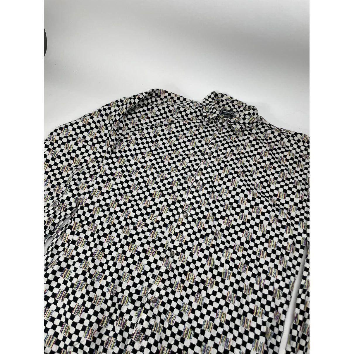 Versace Jeans Couture Black Cotton Shirt Size M / US 6-8 / IT 42-44 - 5 Thumbnail