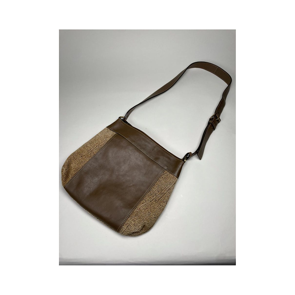 Other BORBONESE Brown Leather Handbag Size ONE SIZE - 4 Thumbnail