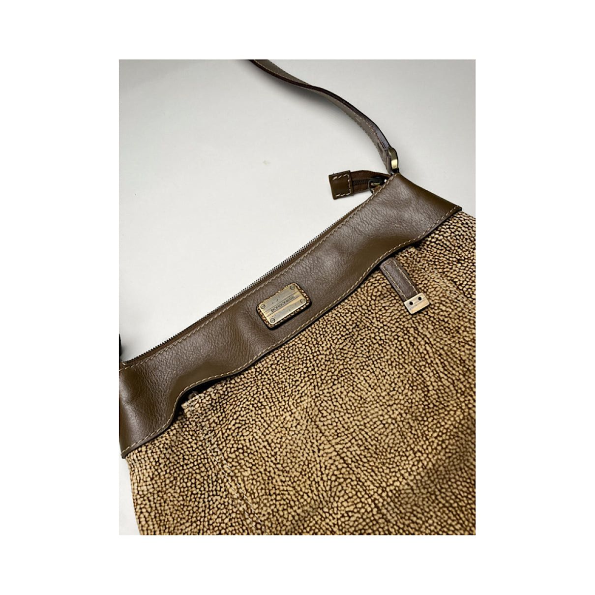 Other BORBONESE Brown Leather Handbag Size ONE SIZE - 2 Thumbnail