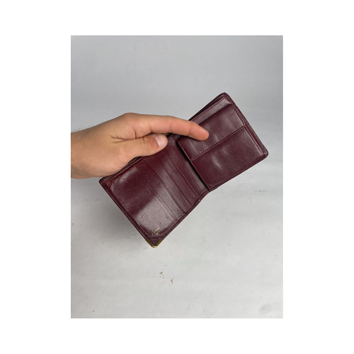 Cartier Burgundy Leather Purse Size ONE SIZE - 4 Thumbnail