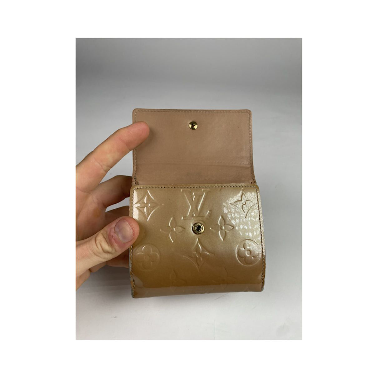 Louis Vuitton Metis Brown Patent Leather Wallet Size ONE SIZE - 3 Thumbnail