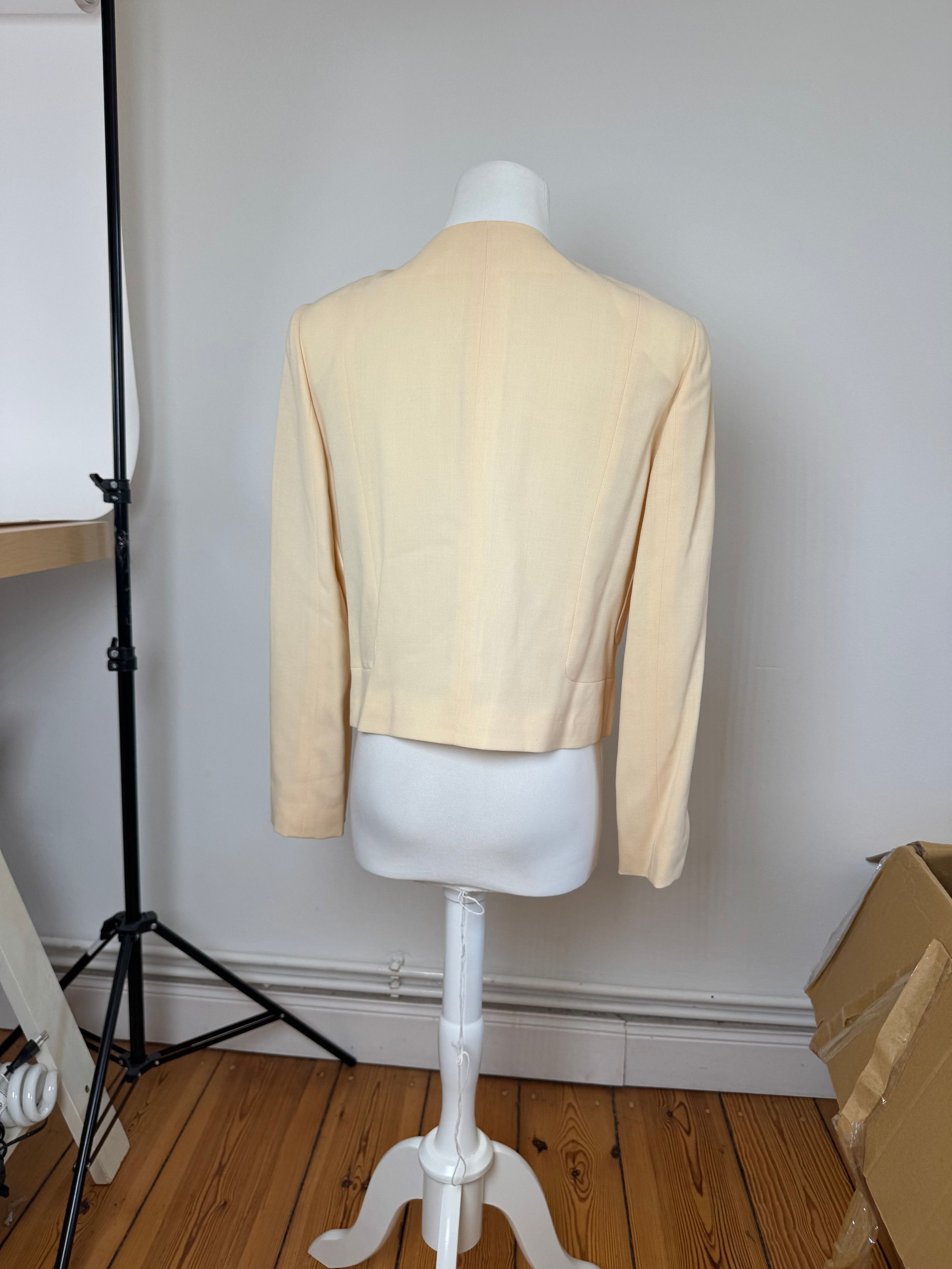 Balenciaga Vintage Silk Jacket beige M Size M / US 6-8 / IT 42-44 - 3 Thumbnail