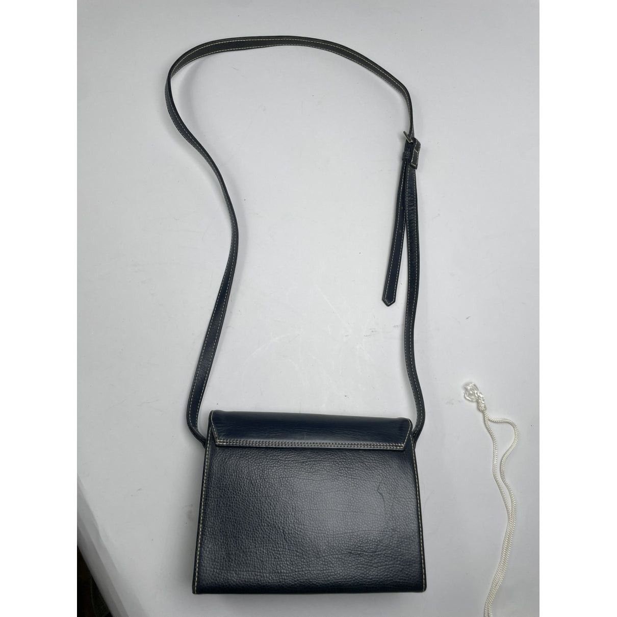 Courreges Courrèges Navy Leather Handbag Size ONE SIZE - 3 Thumbnail