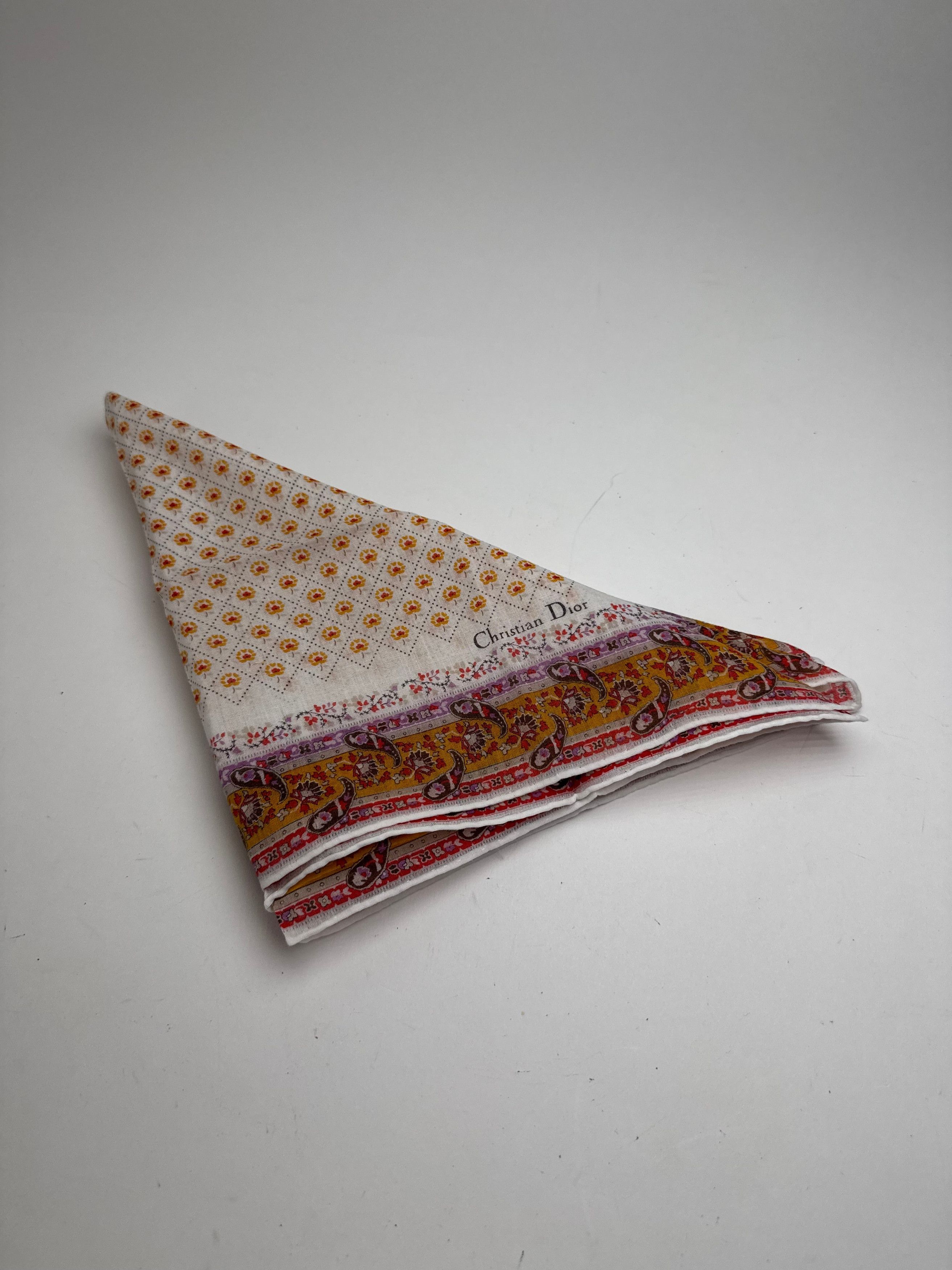 Dior Vintage Polka Dots scarf Size ONE SIZE - 9 Thumbnail