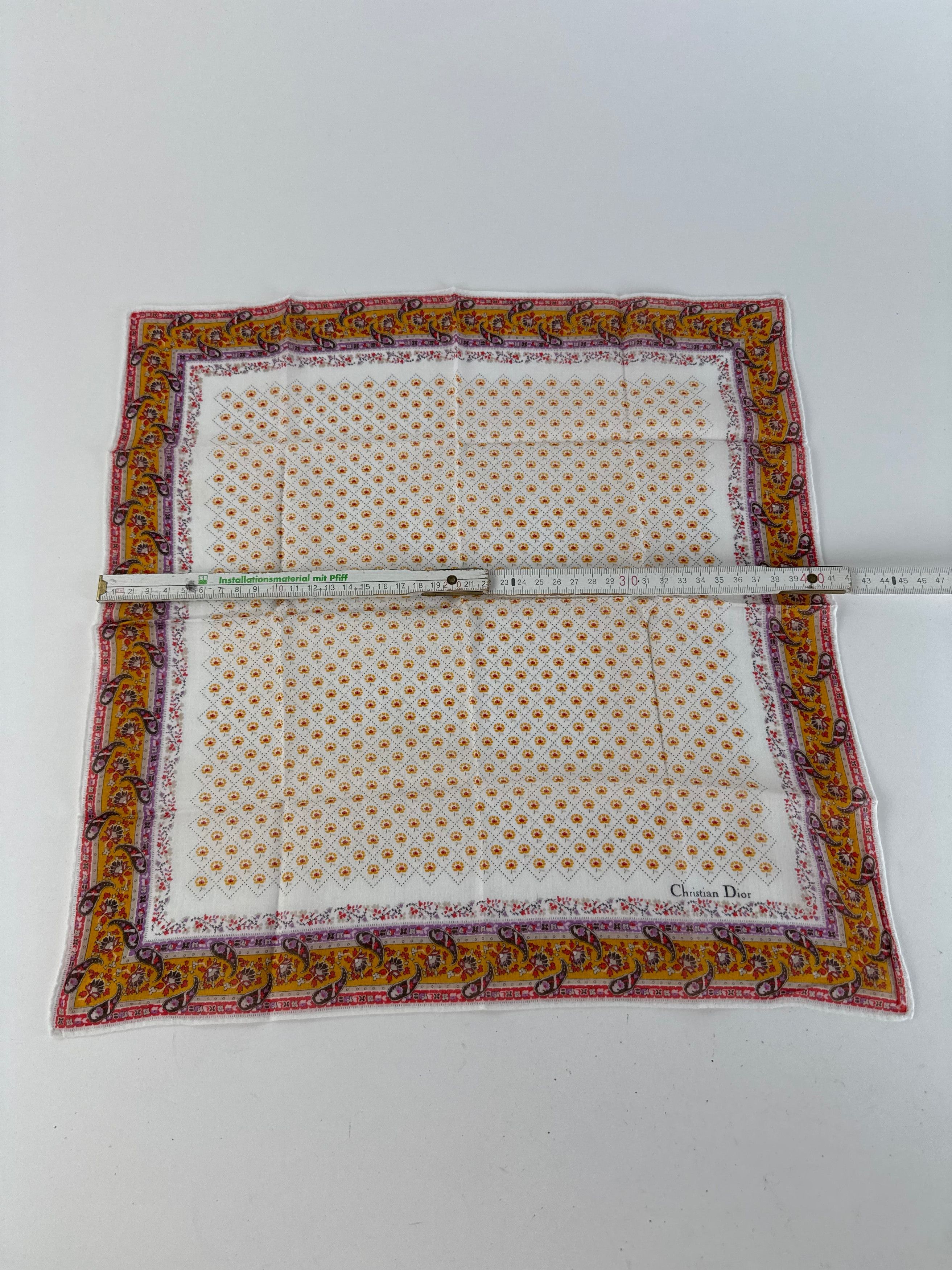Dior Vintage Polka Dots scarf Size ONE SIZE - 3 Thumbnail