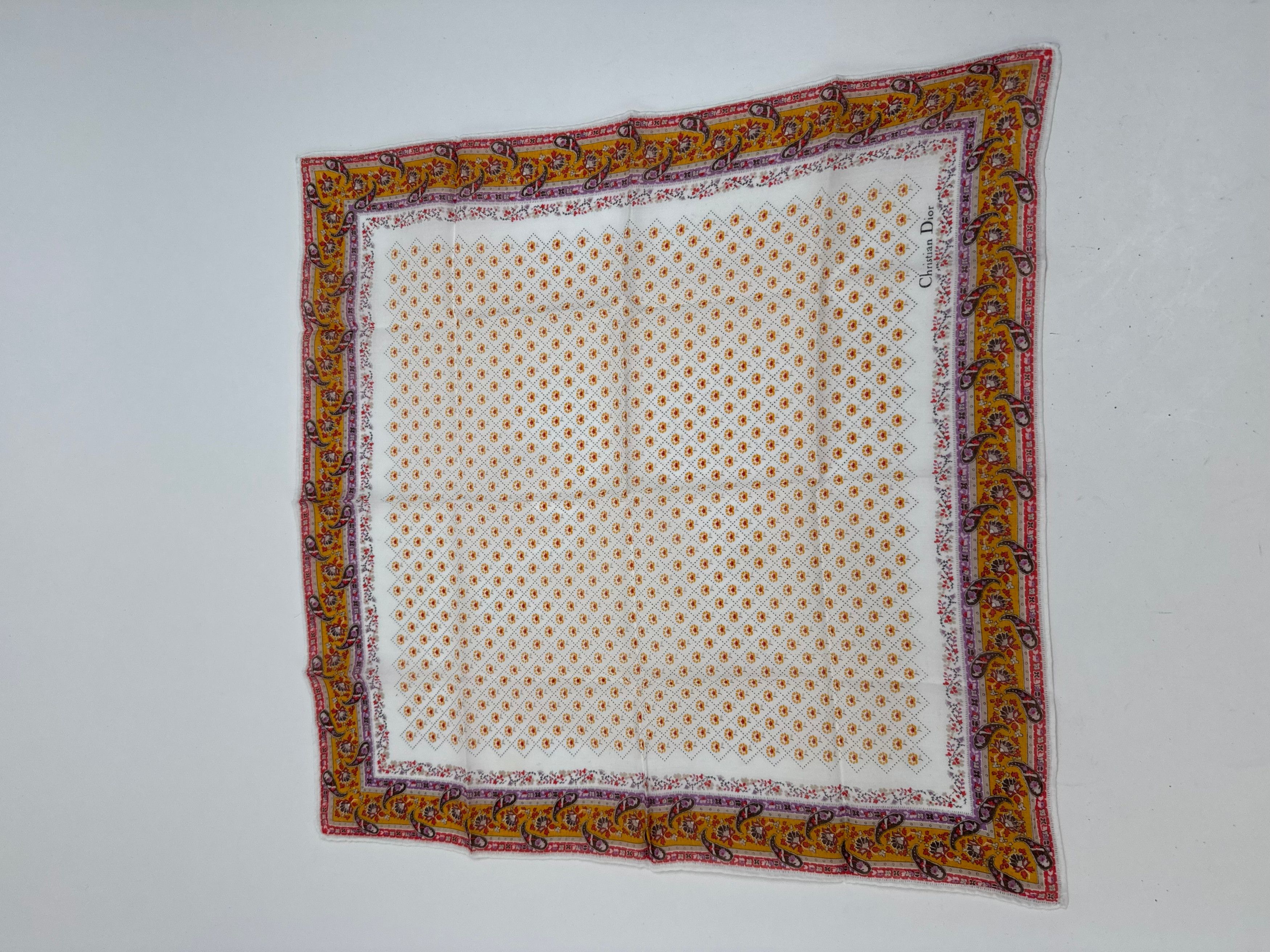 Dior Vintage Polka Dots scarf Size ONE SIZE - 10 Thumbnail