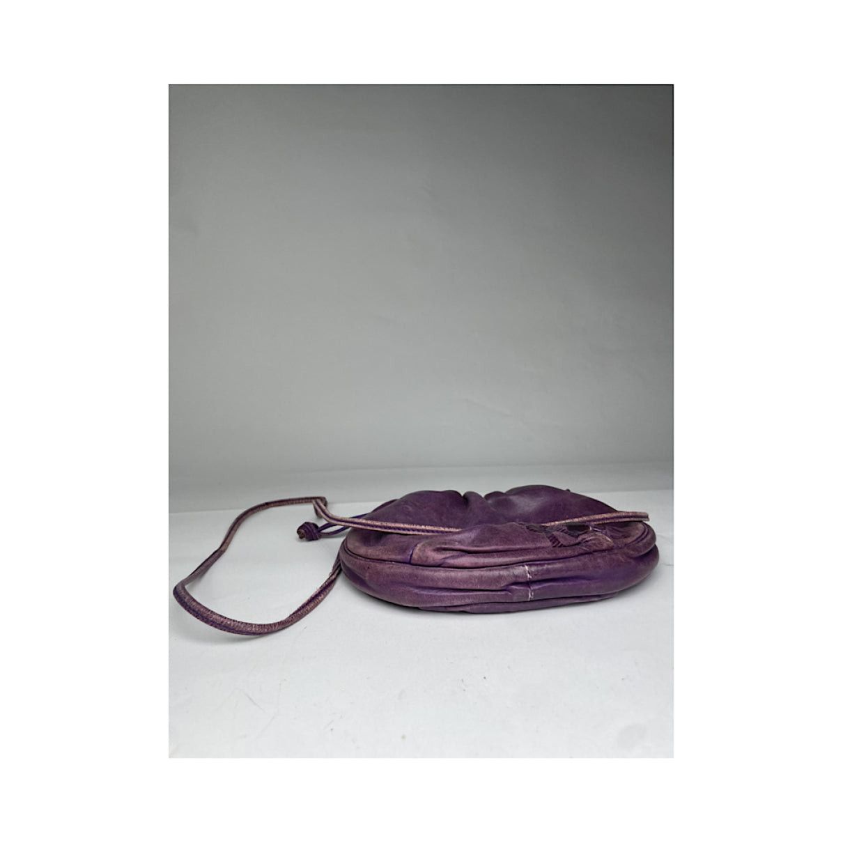 Loewe Flamenco Purple Leather Handbag Size ONE SIZE - 4 Thumbnail