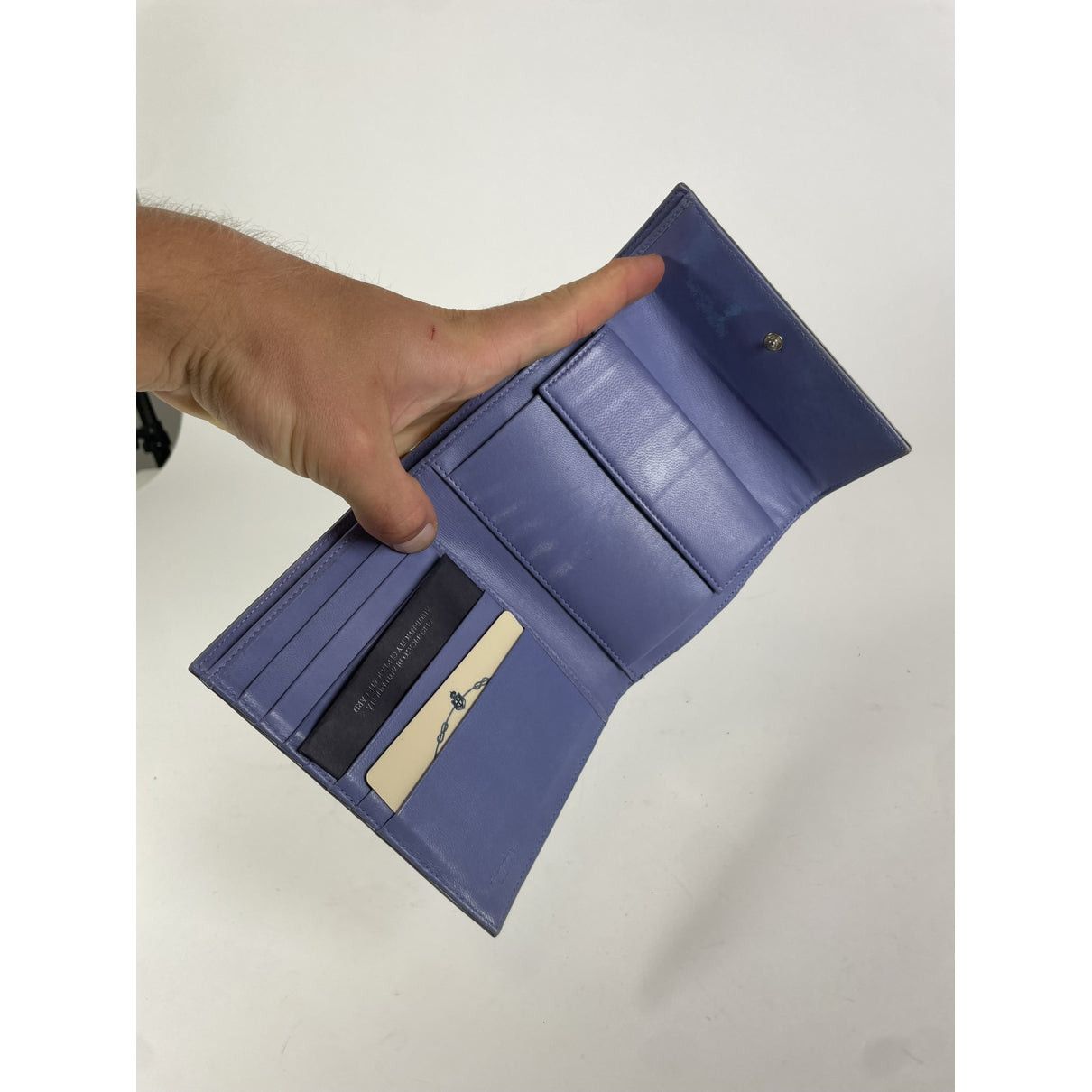 Prada Grey Patent Leather Wallet Size ONE SIZE - 2 Thumbnail