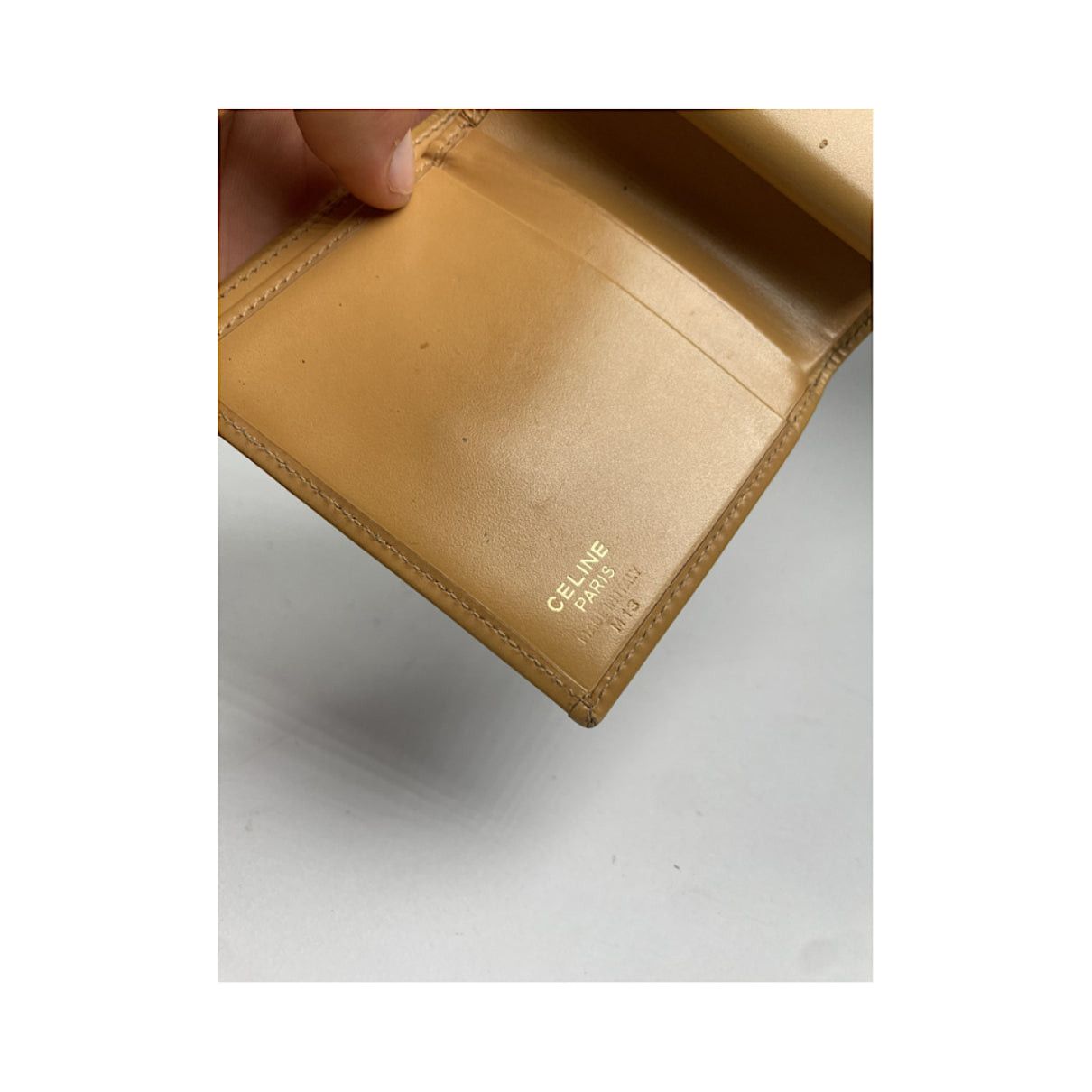 Celine Triomphe Brown Leather Wallet Size ONE SIZE - 4 Thumbnail