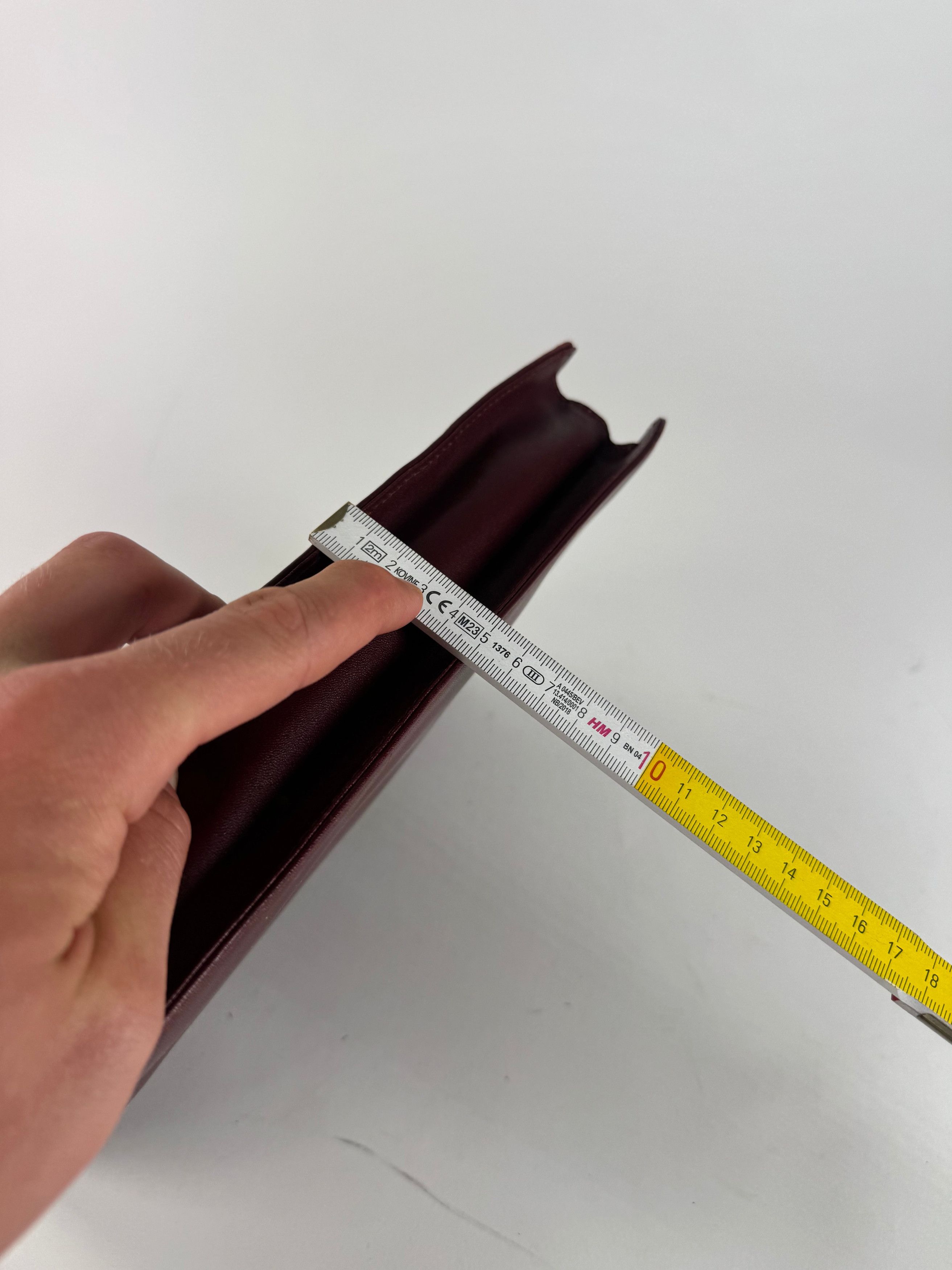 Cartier Vintage leather clutch burgundy Size ONE SIZE - 3 Thumbnail