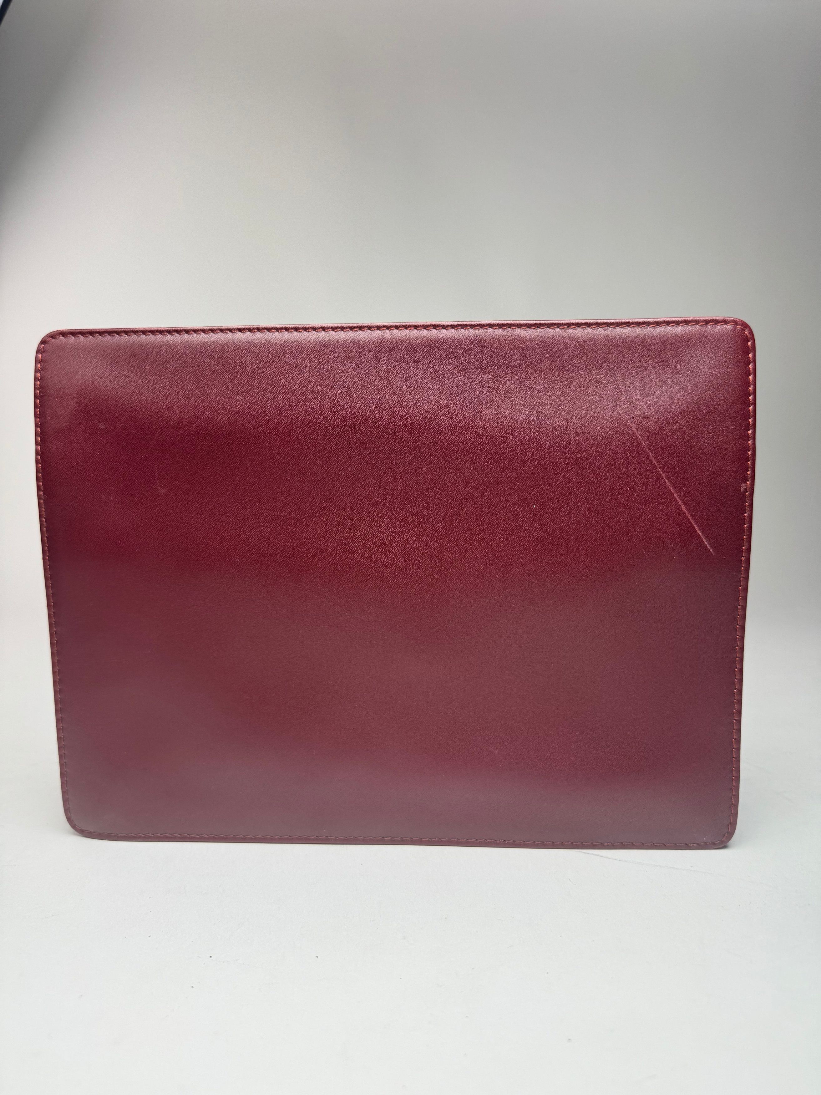 Cartier Vintage leather clutch burgundy Size ONE SIZE - 11 Thumbnail