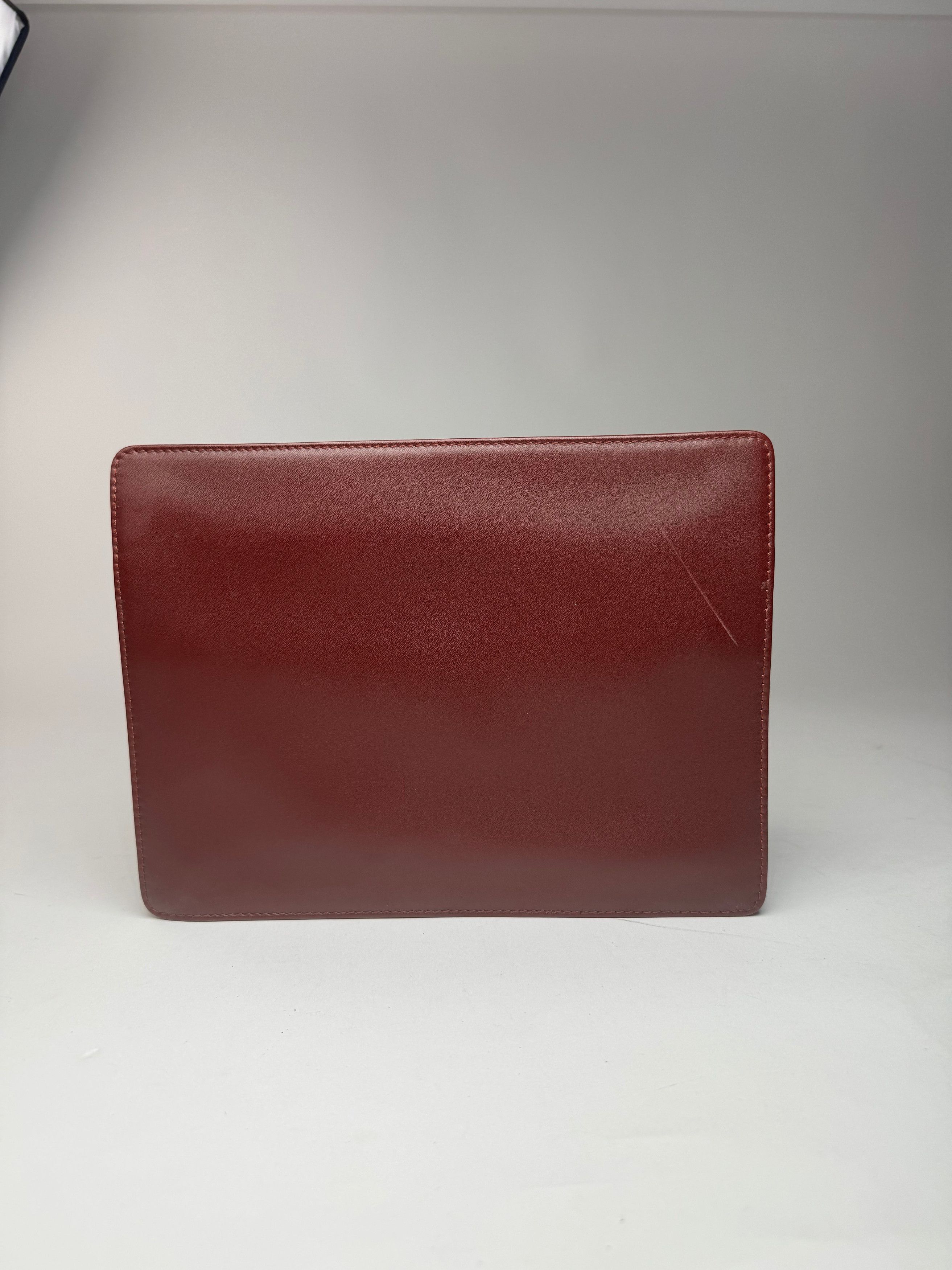 Cartier Vintage leather clutch burgundy Size ONE SIZE - 2 Thumbnail