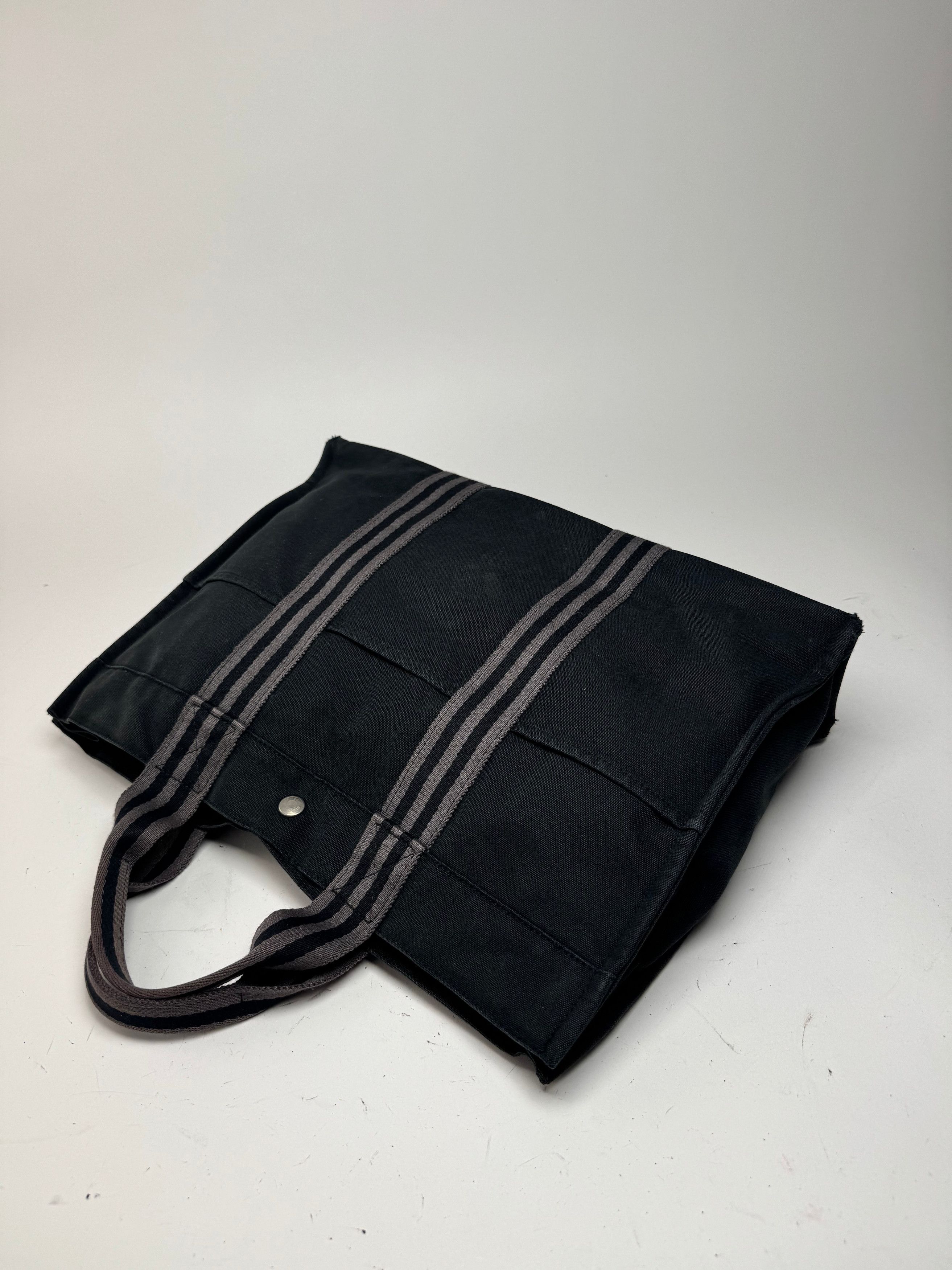 Other Vintage Hermes Canvas Shopper Bag Black Size ONE SIZE - 11 Thumbnail