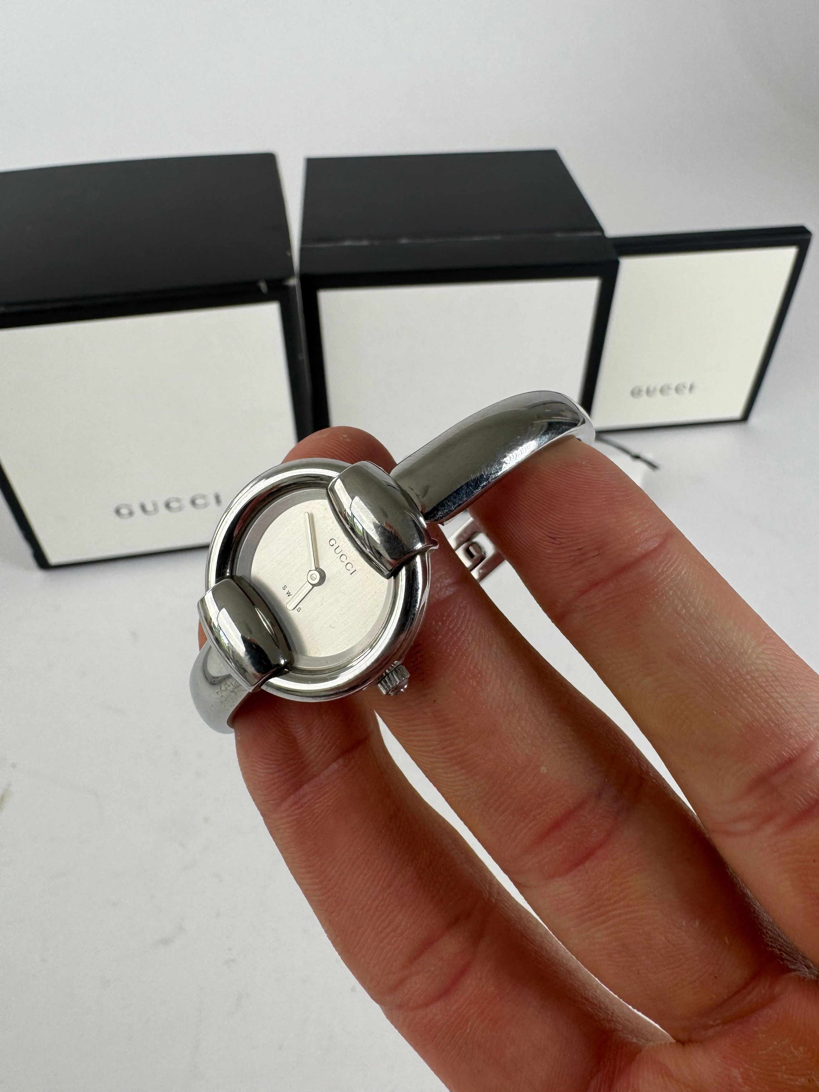 Gucci Vintage Horsebit Steel Watch Size ONE SIZE - 5 Thumbnail
