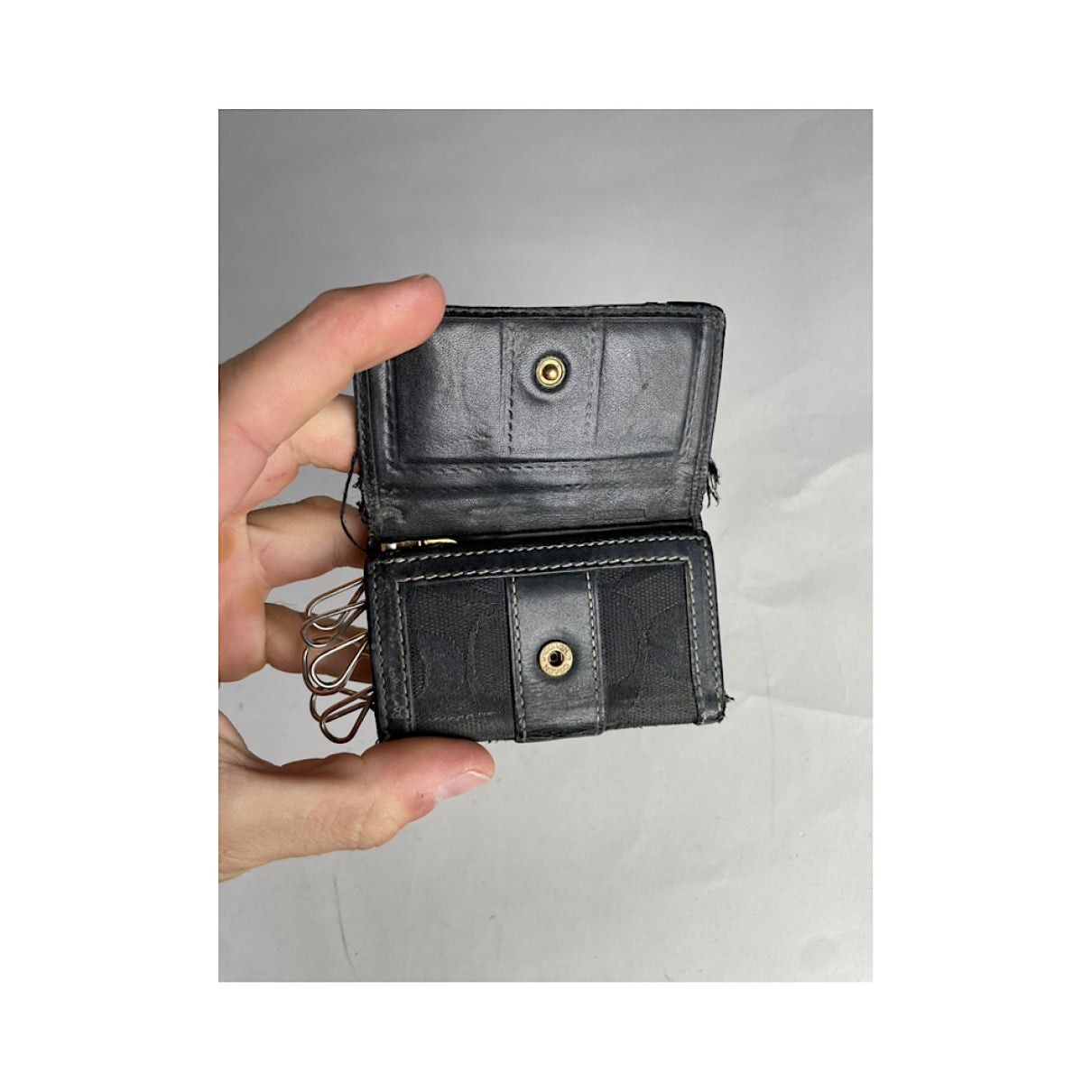 Coach Black Leather Purse Size ONE SIZE - 5 Thumbnail