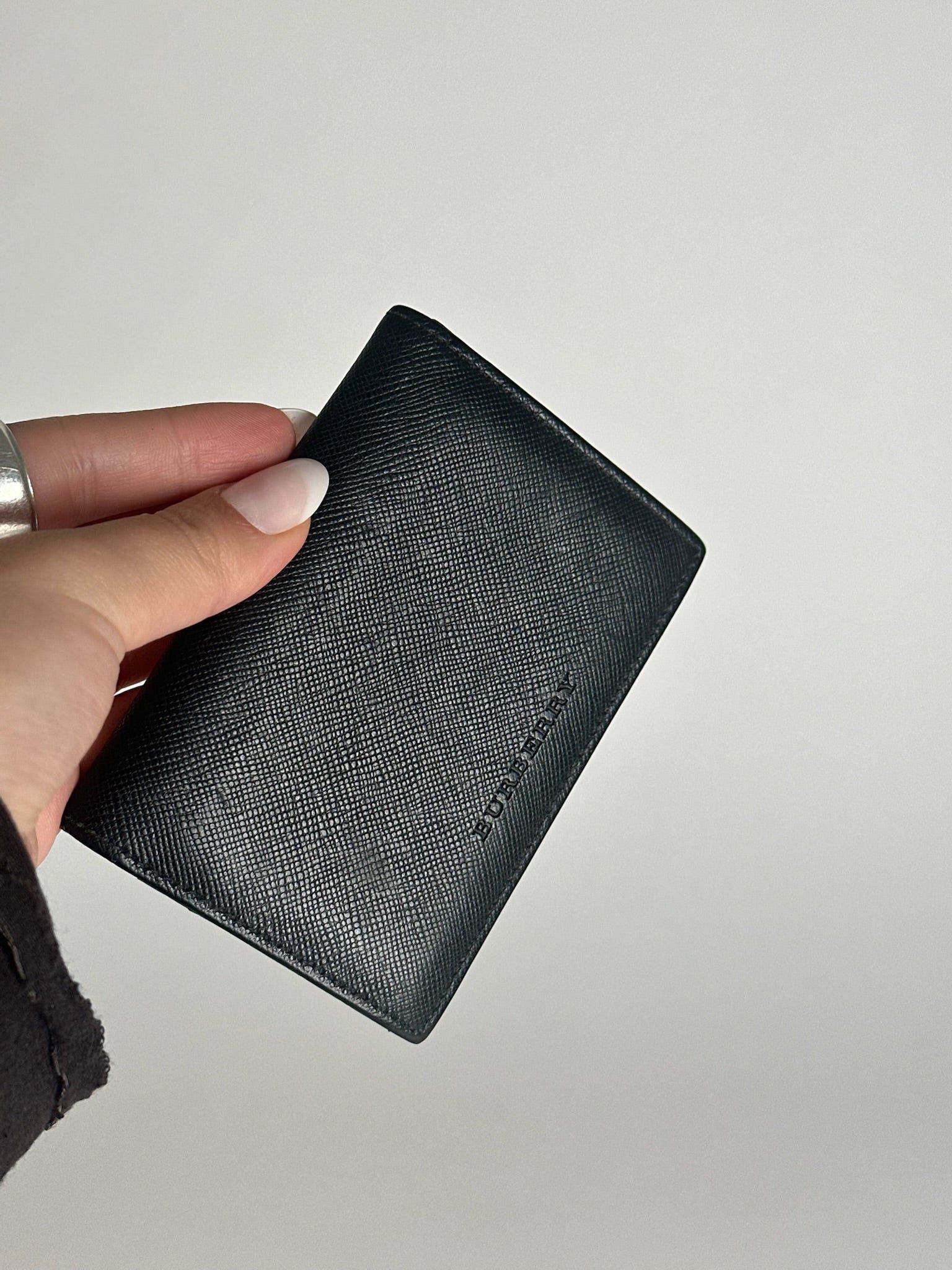 Vintage Leather Card Holder black