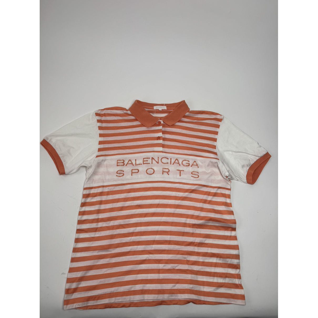 Balenciaga Orange Cotton Knitwear Size L / US 10 / IT 46 - 2 Thumbnail