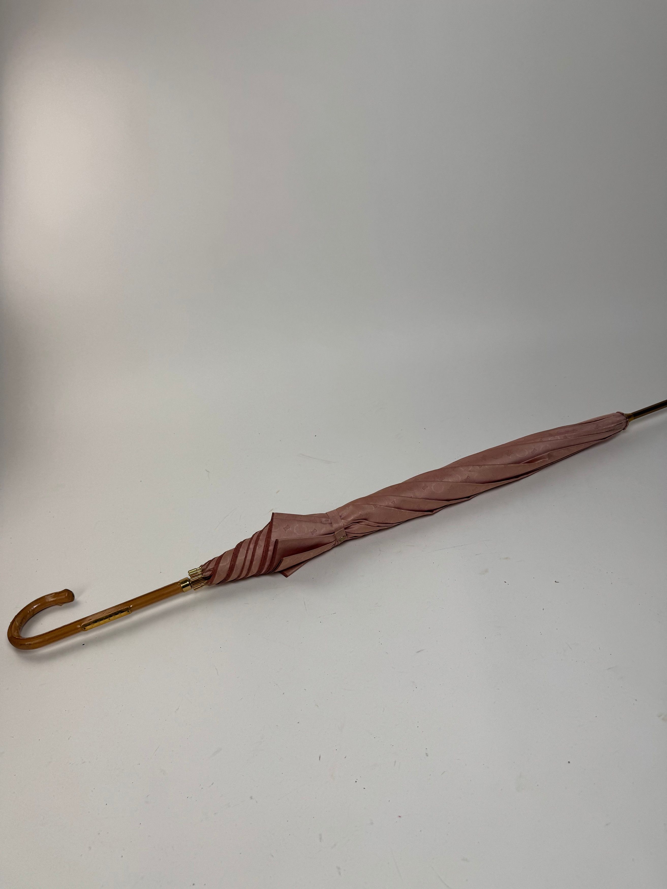 Celine Vintage Paris Monogram Umbrella Pink Size ONE SIZE - 2 Thumbnail