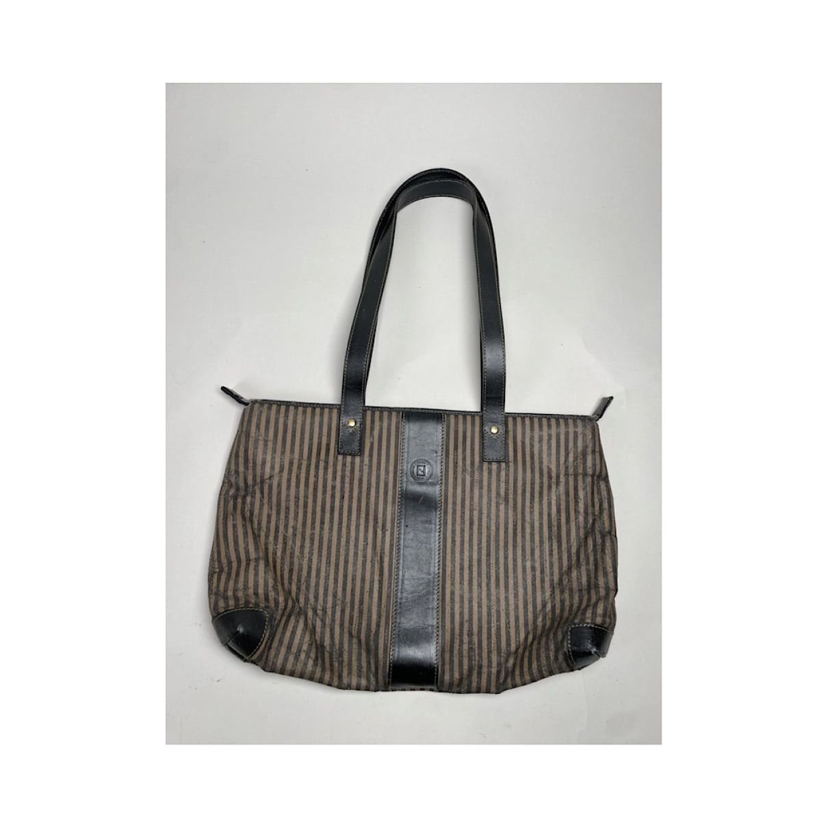 Fendi Baguette Black Leather Handbag Size ONE SIZE - 2 Thumbnail