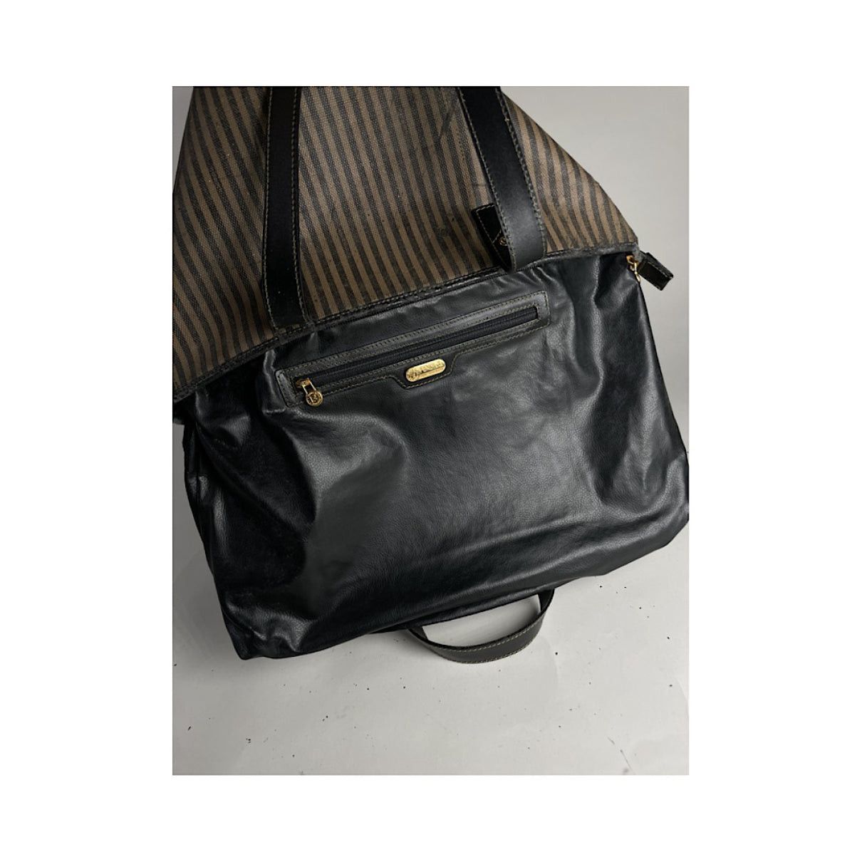 Fendi Baguette Black Leather Handbag Size ONE SIZE - 5 Thumbnail