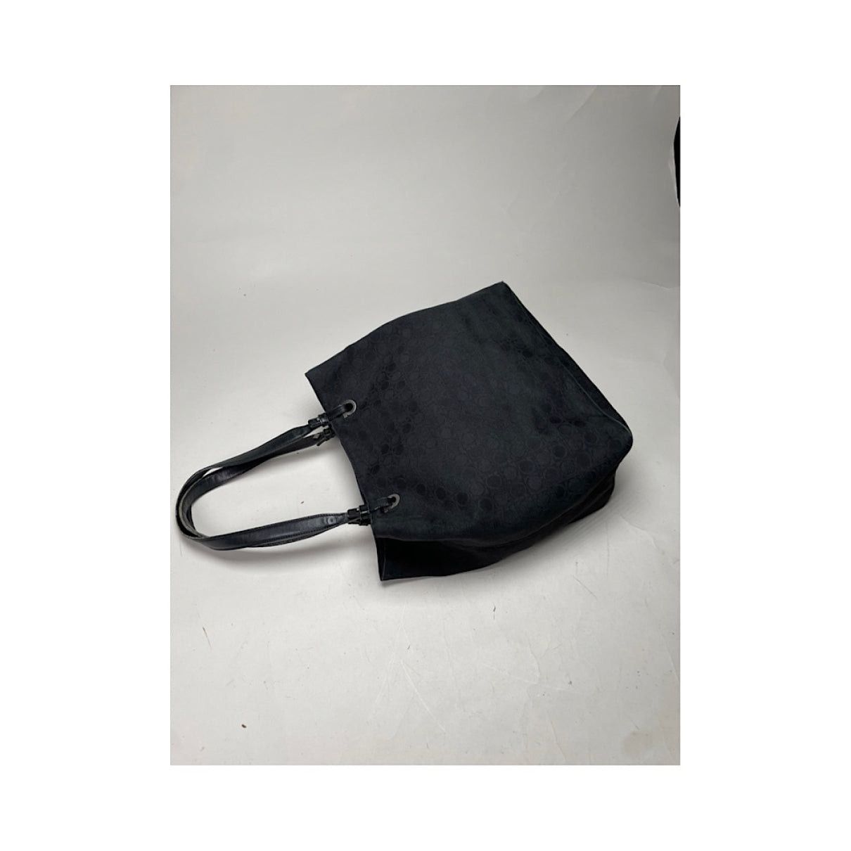 Salvatore Ferragamo Black Polyester Handbag Size ONE SIZE - 2 Thumbnail